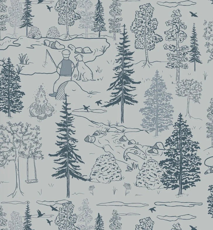 Milton Wallpaper by Painted Hawk Design - Image 7
