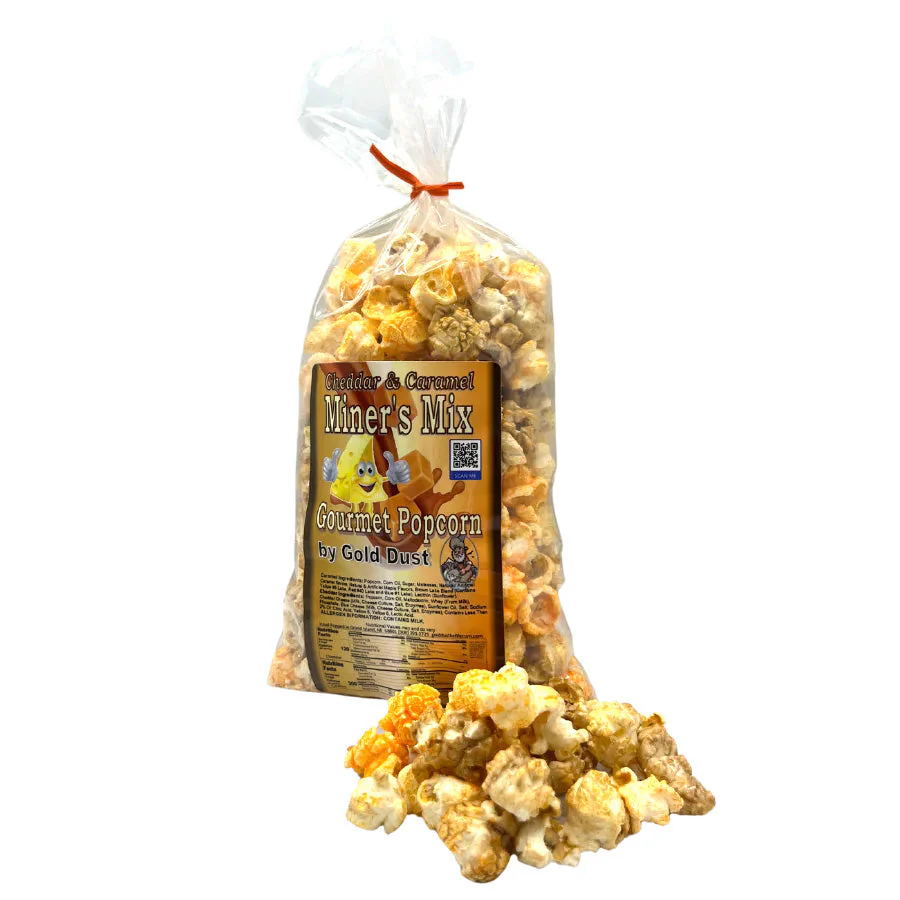 Miner's Mix Caramel & Cheese Popcorn Mix | Pack of 2 | 2 oz | Non-GMO | Gold Dust Kettle Corn - Image 4