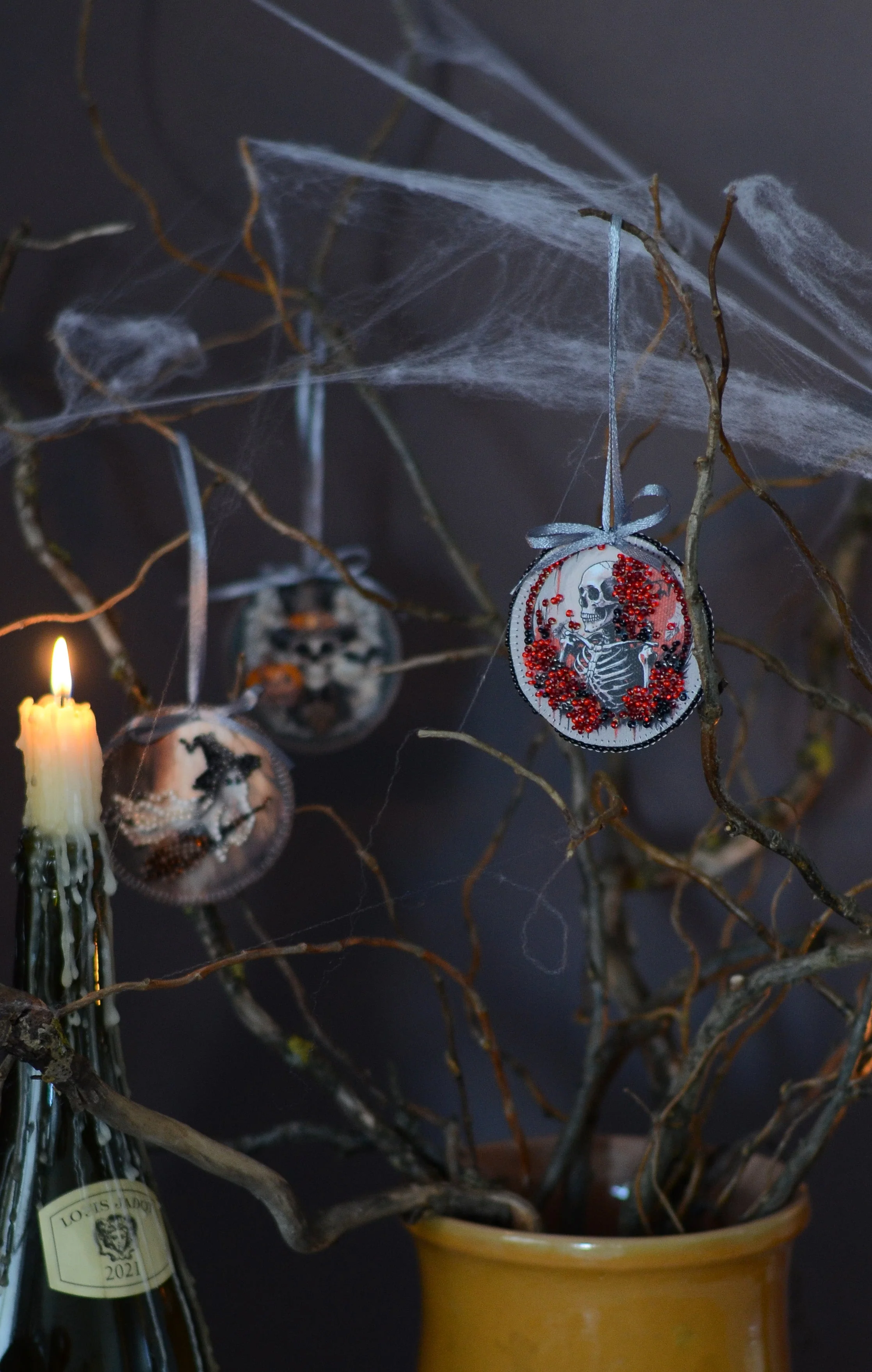 Mini Bead Embroidery Kit Decoration - Eerie beauty ABT-038 - Image 5