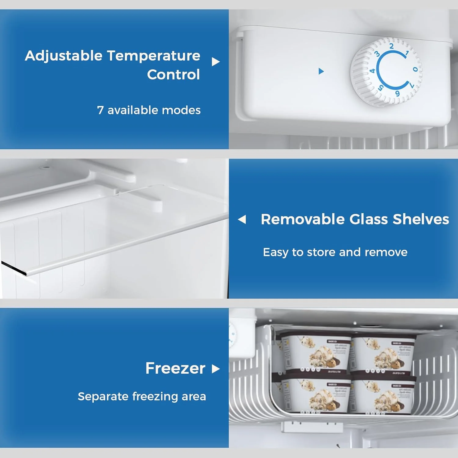 Mini Compact Refrigerator with Freezer, 2.6 Cu.Ft 58070RRE0 - Image 12