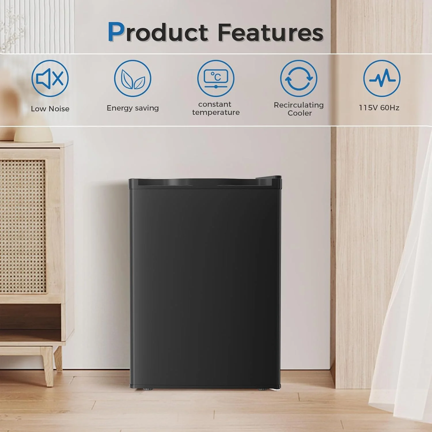 Mini Compact Refrigerator with Freezer, 2.6 Cu.Ft 58070RRE0 - Image 6