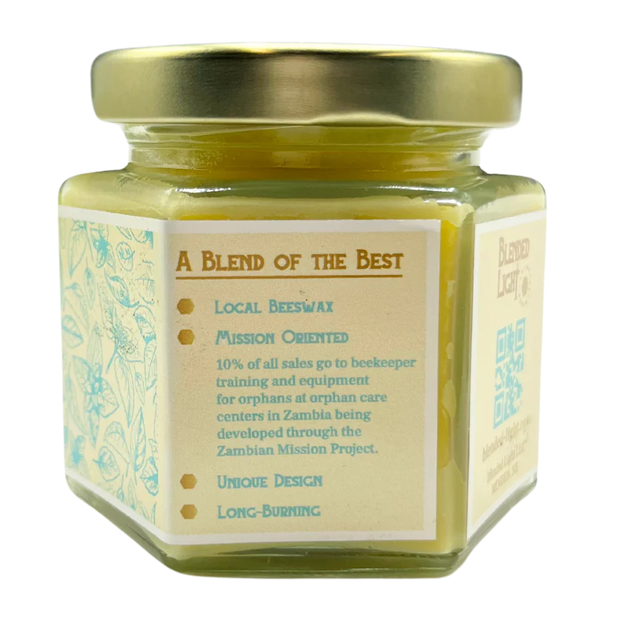 Mint Scented Candle | Multiple Sizes | Blended Light - Image 3