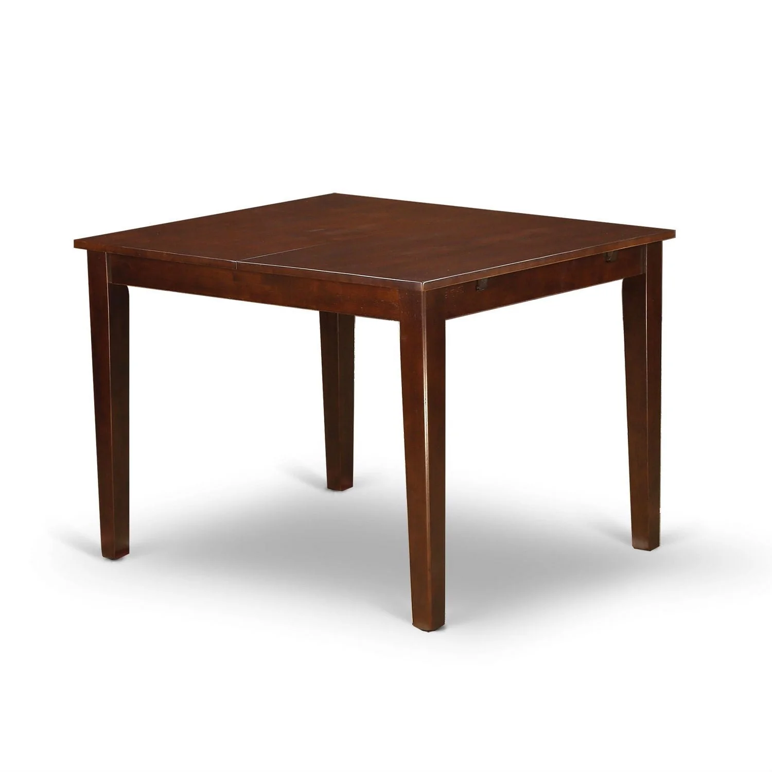 Mission Style 7-piece Dining Set in Mahogany Wood Finish - Image 2