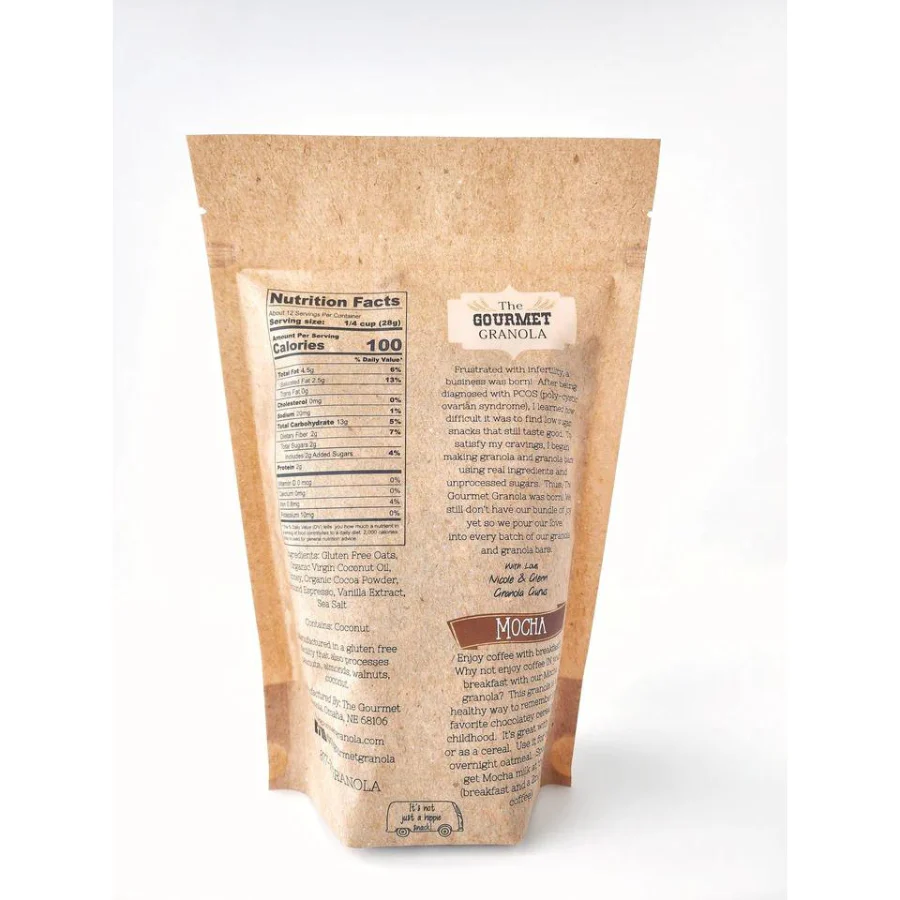 Mocha Granola | 12 oz | Pack of 2 | Gluten, Dairy, & Soy Free | The Gourmet Granola - Image 3