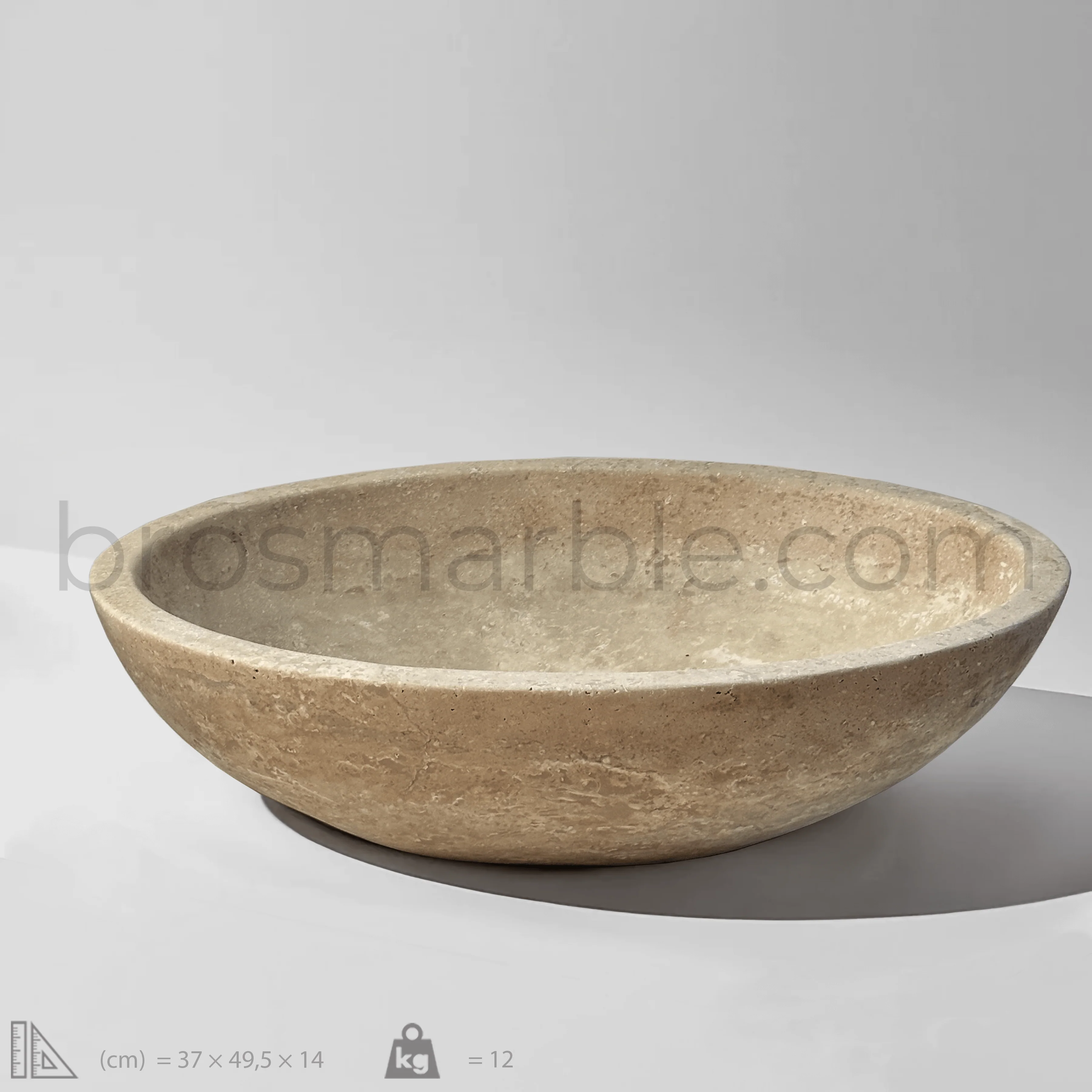Mocha Travertine  Sink - Image 3