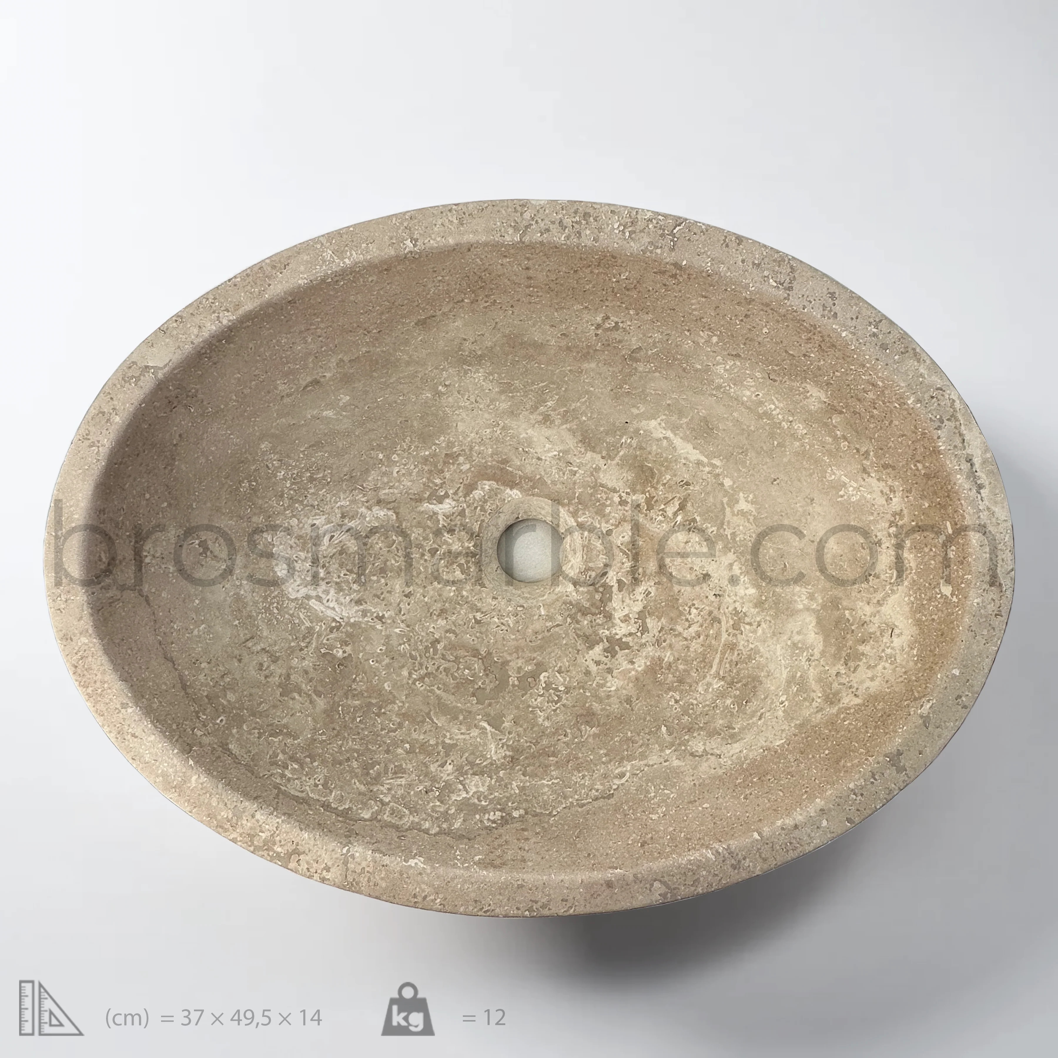 Mocha Travertine  Sink - Image 5