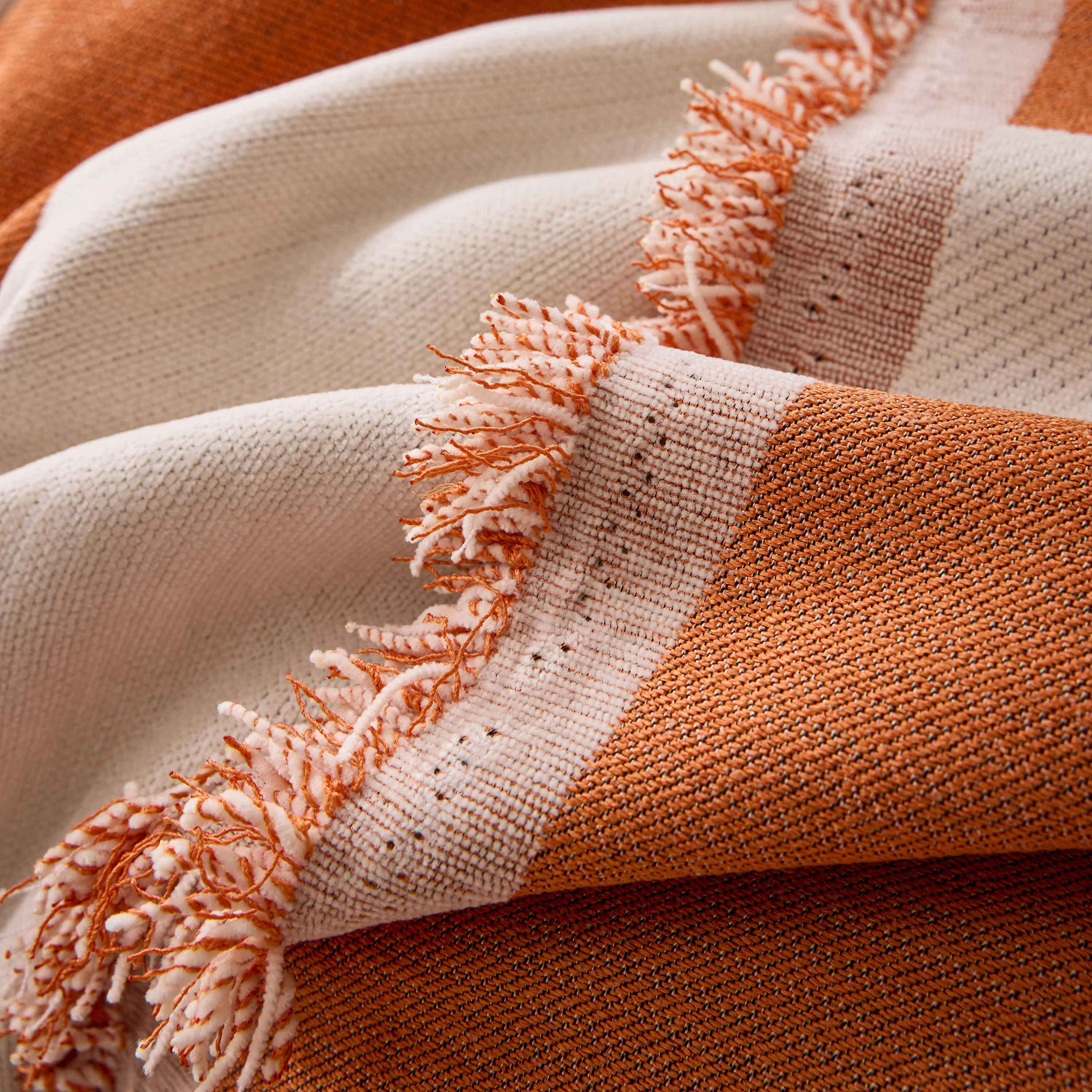 Modern Abstract Chenille Sofa Cover, Large Soft Throw Blanket with Tassels for Couch - Image 69