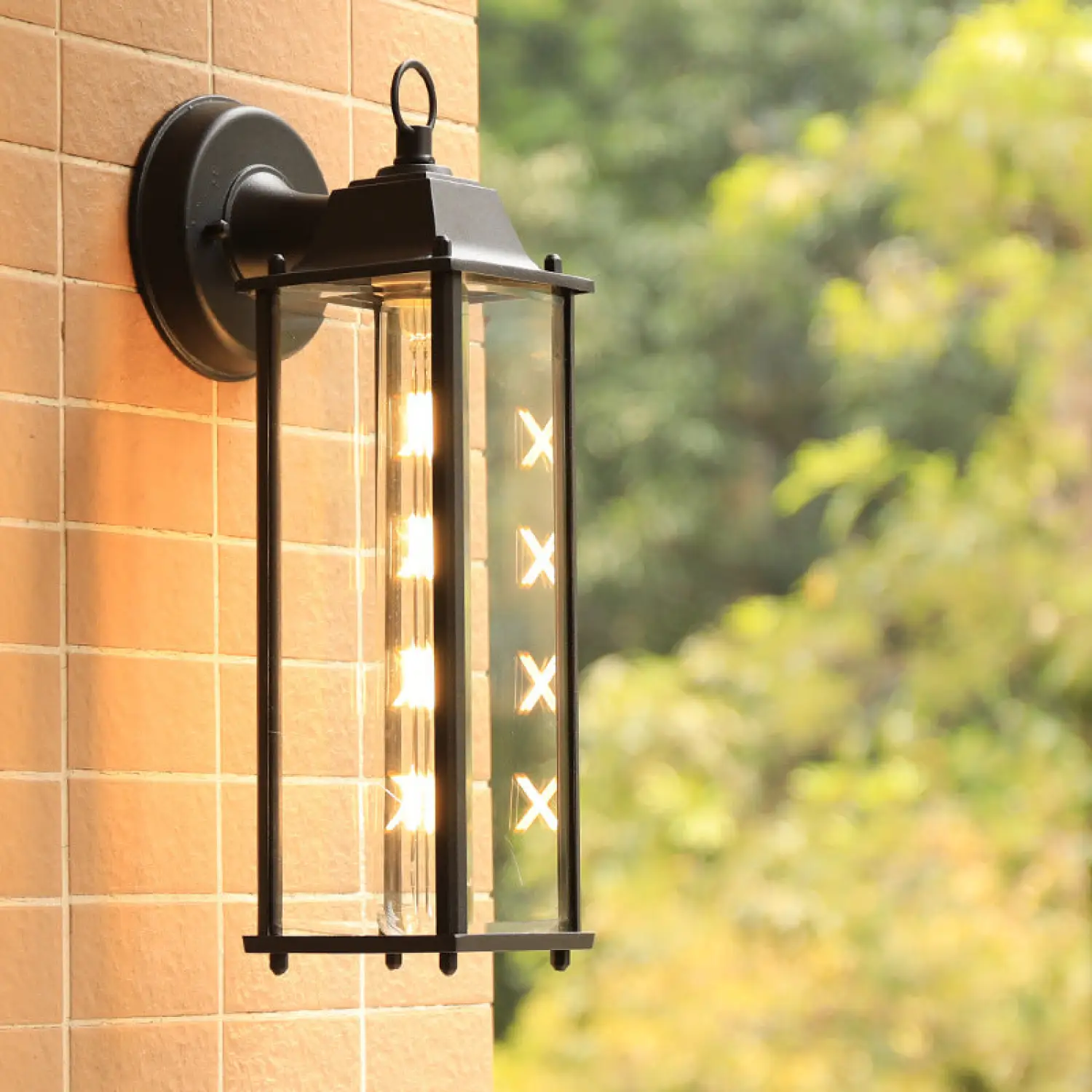 Modern Aluminum Wall Lamp for Outdoor with Clear & Frosted Glass Options - Image 6