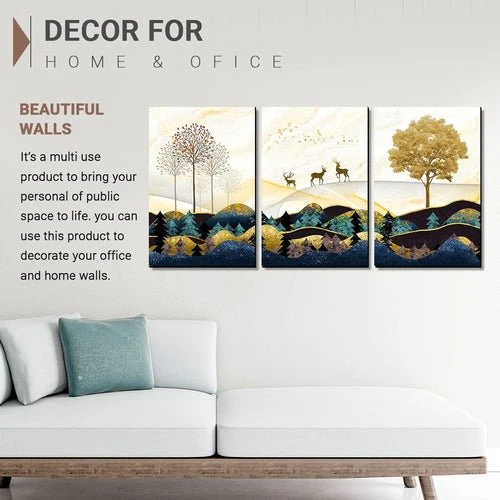 Modern Art MDF Panel Painting for Wall Decoration - Wall Paintings for - Image 2