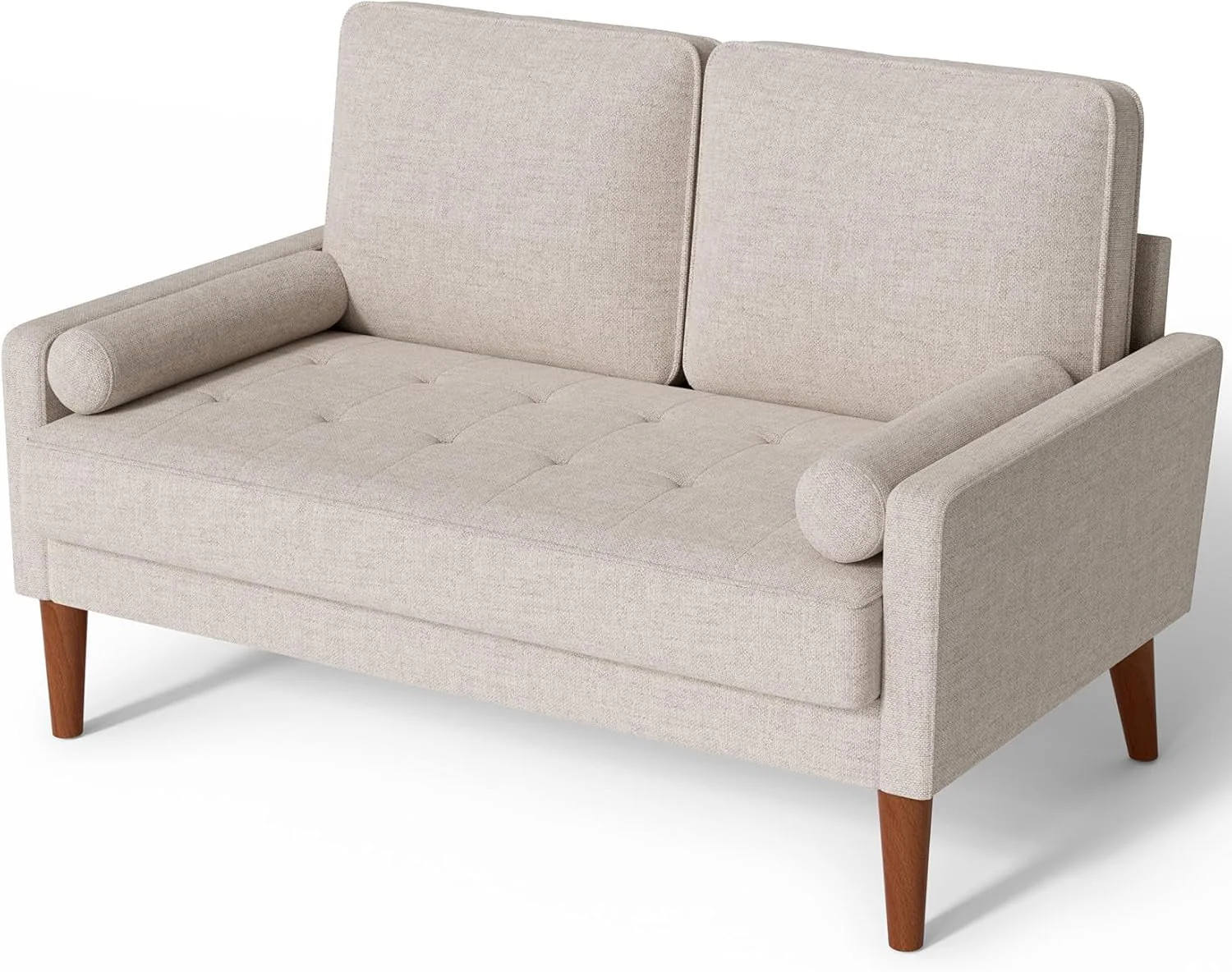 Modern Ashbeige Loveseat for Small Spaces - Image 2