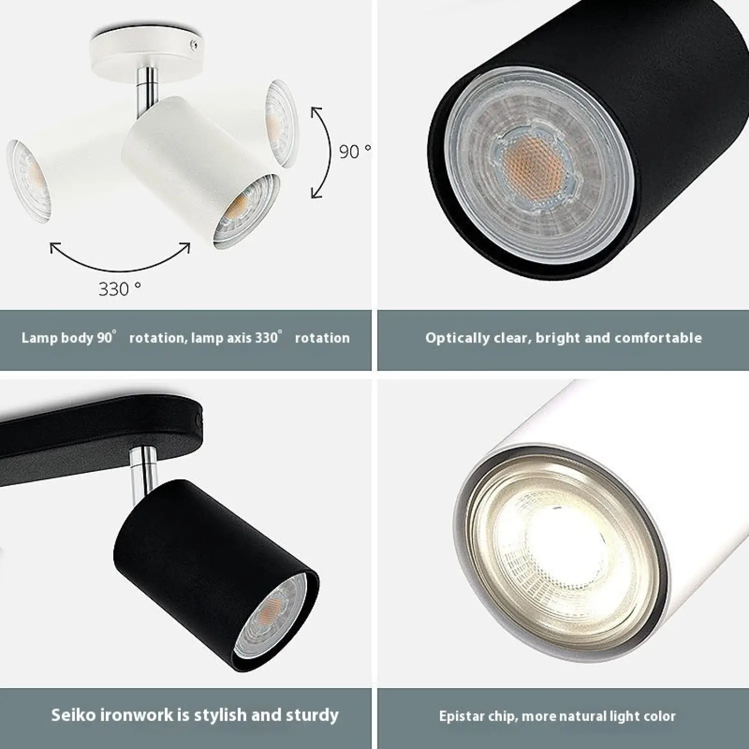 Modern Ceiling Spot Light with Aluminum Body for Stylish Interiors - Image 4