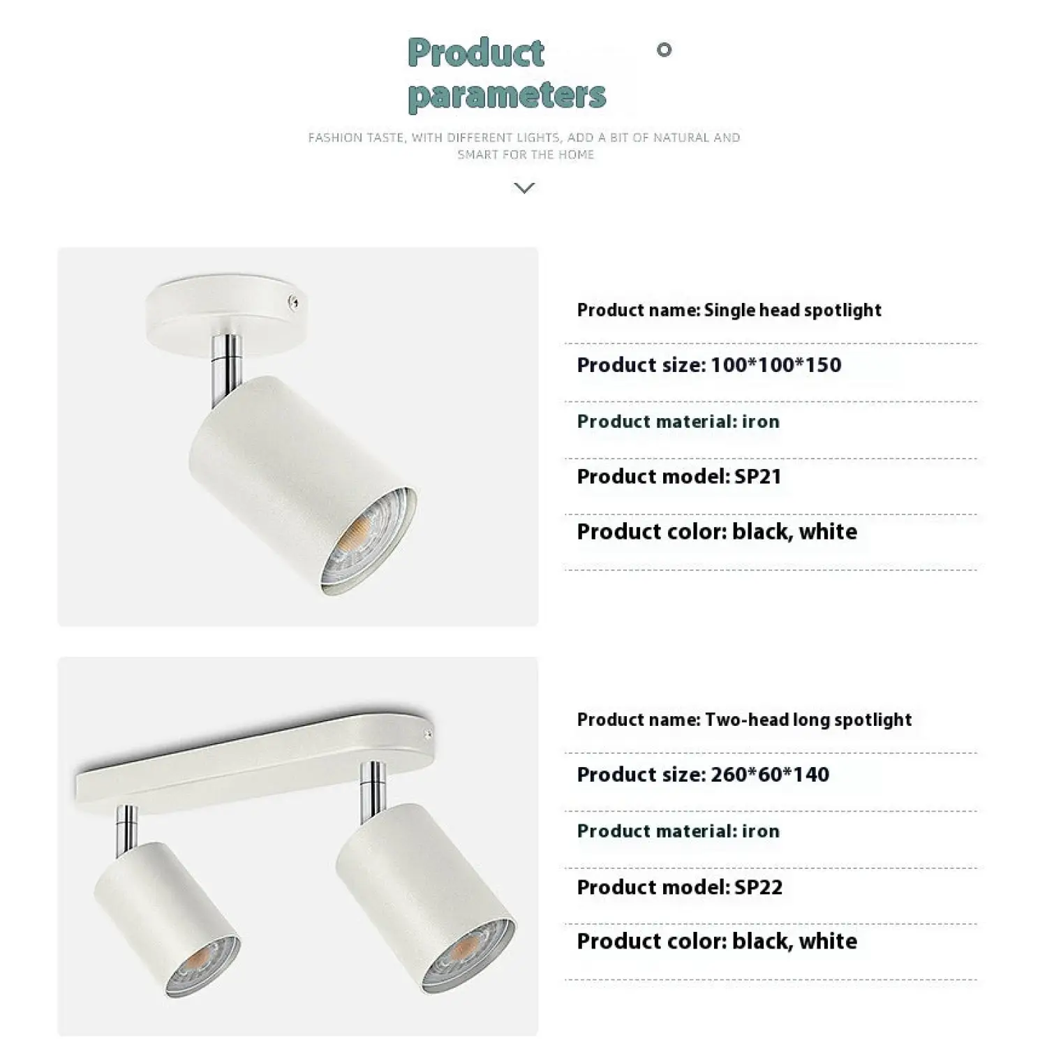 Modern Ceiling Spot Light with Aluminum Body for Stylish Interiors - Image 6