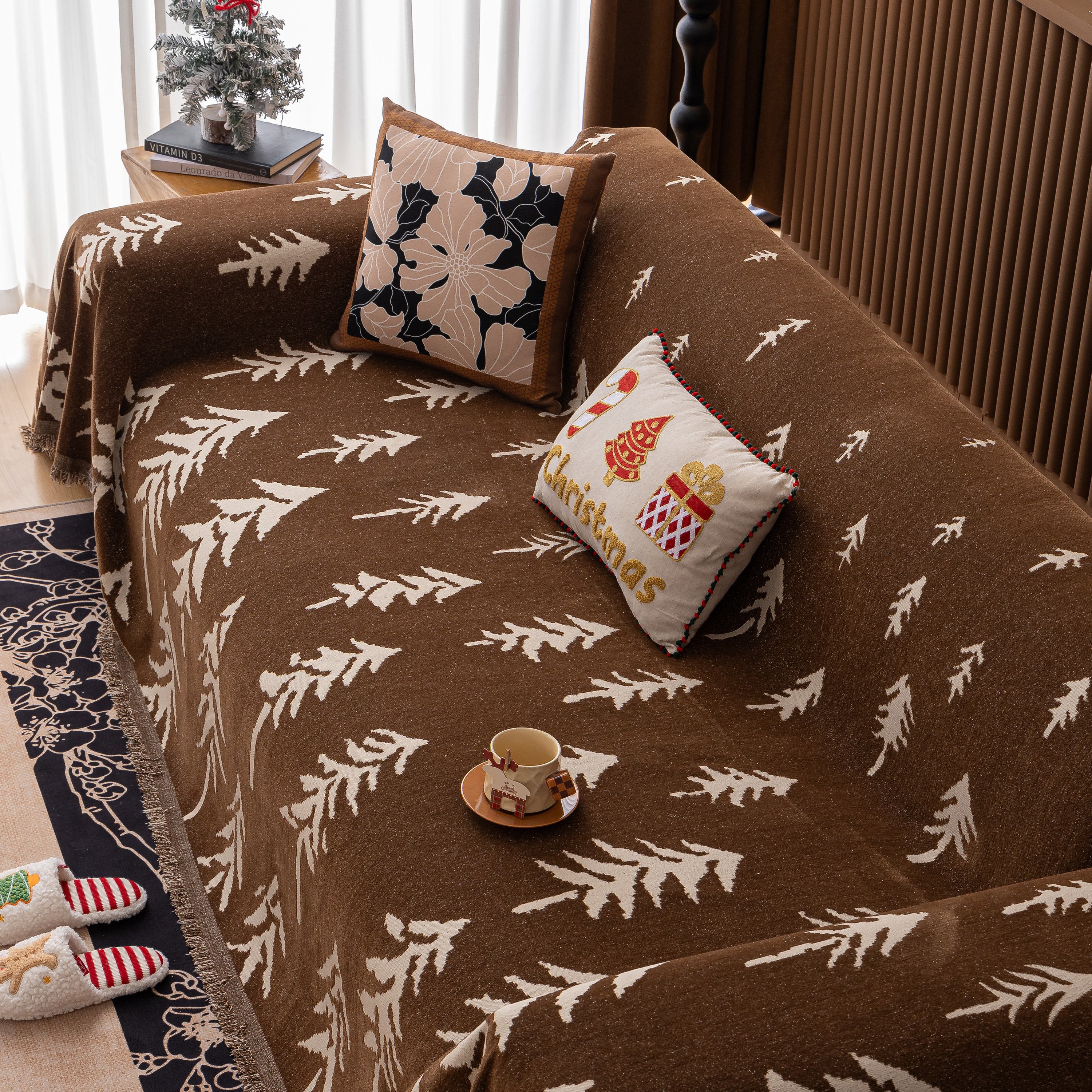 Modern Couch Covers for Couches Large Decorative Throw Blanket with Tassels for Couch - Image 15