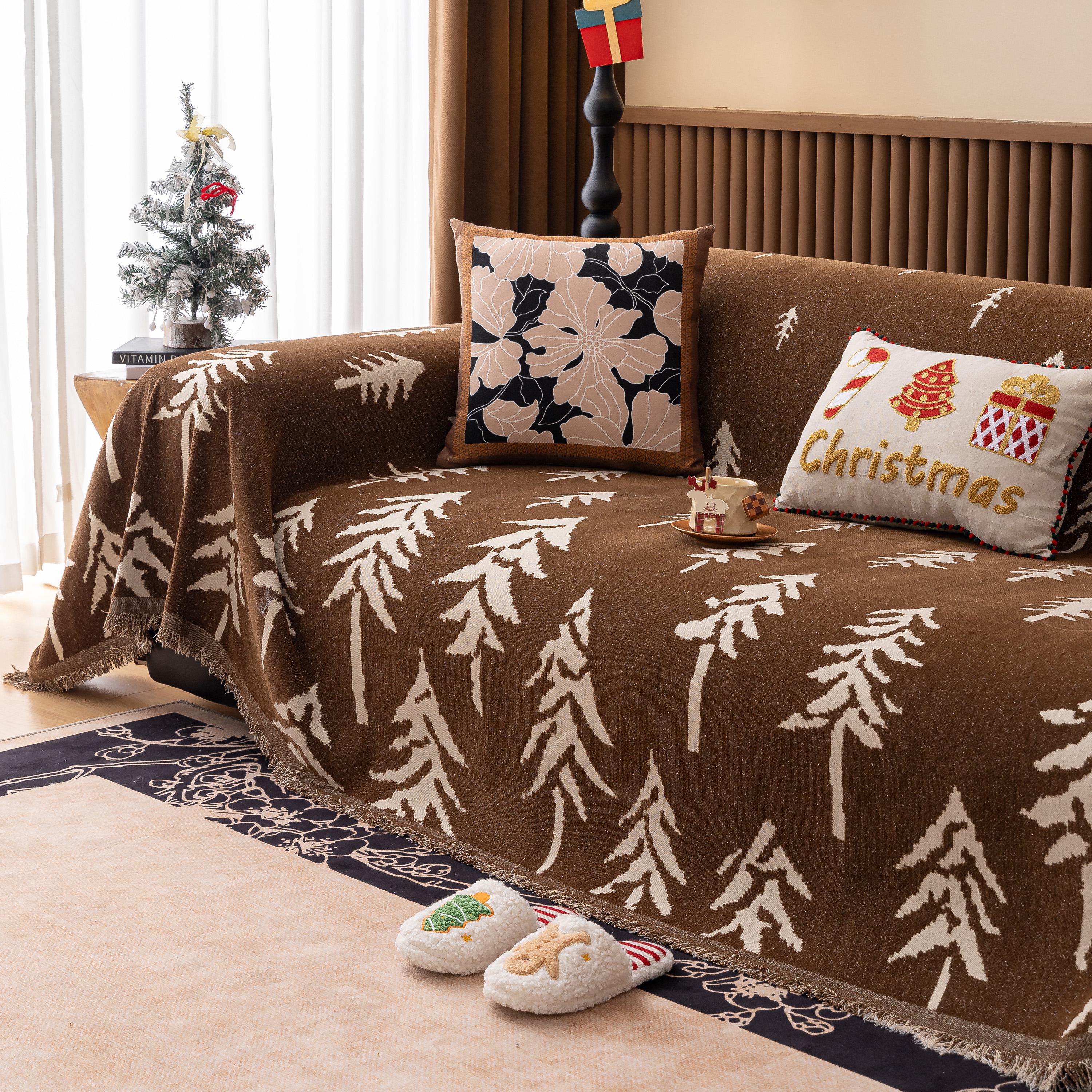 Modern Couch Covers for Couches Large Decorative Throw Blanket with Tassels for Couch - Image 16
