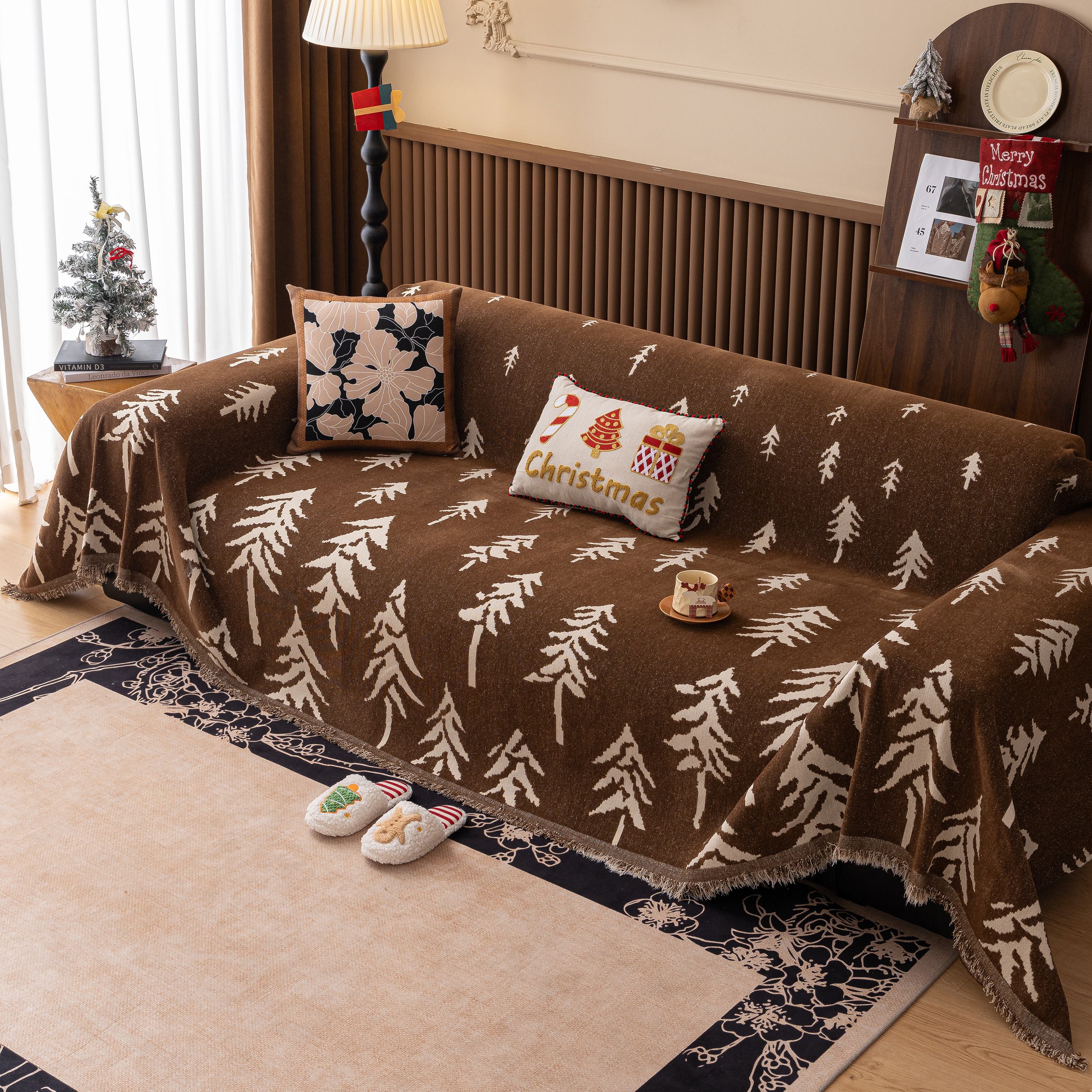 Modern Couch Covers for Couches Large Decorative Throw Blanket with Tassels for Couch - Image 17