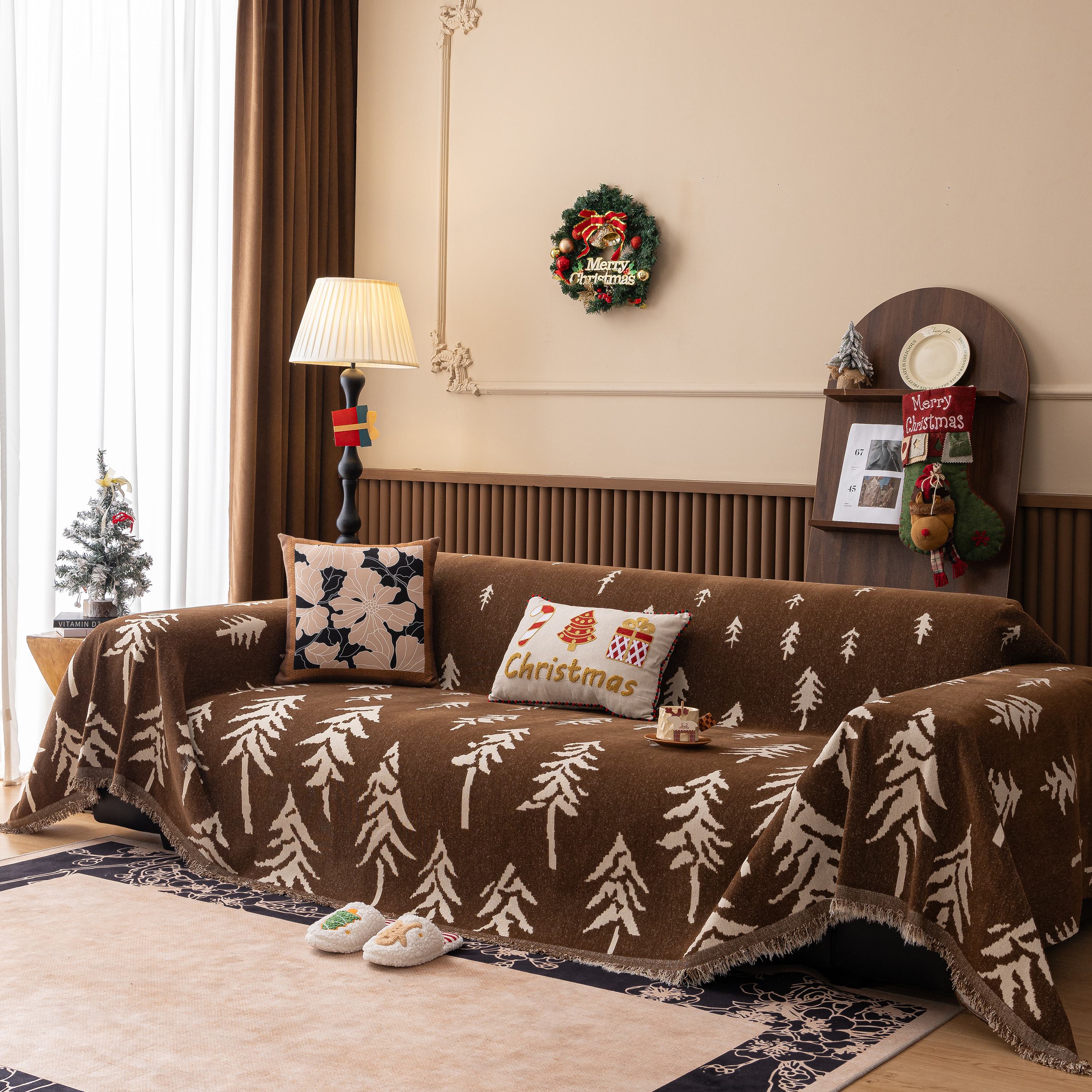Modern Couch Covers for Couches Large Decorative Throw Blanket with Tassels for Couch - Image 18
