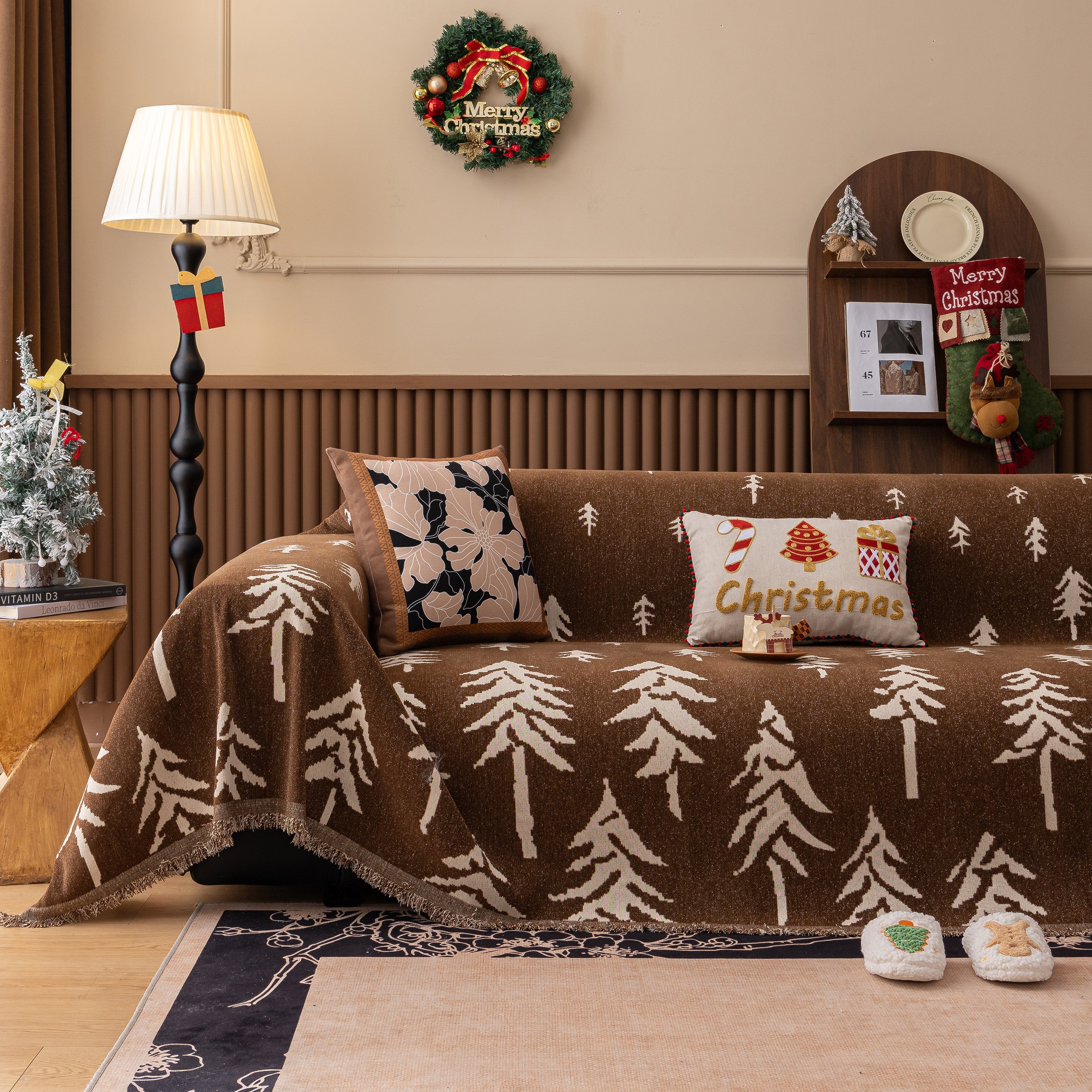 Modern Couch Covers for Couches Large Decorative Throw Blanket with Tassels for Couch - Image 2
