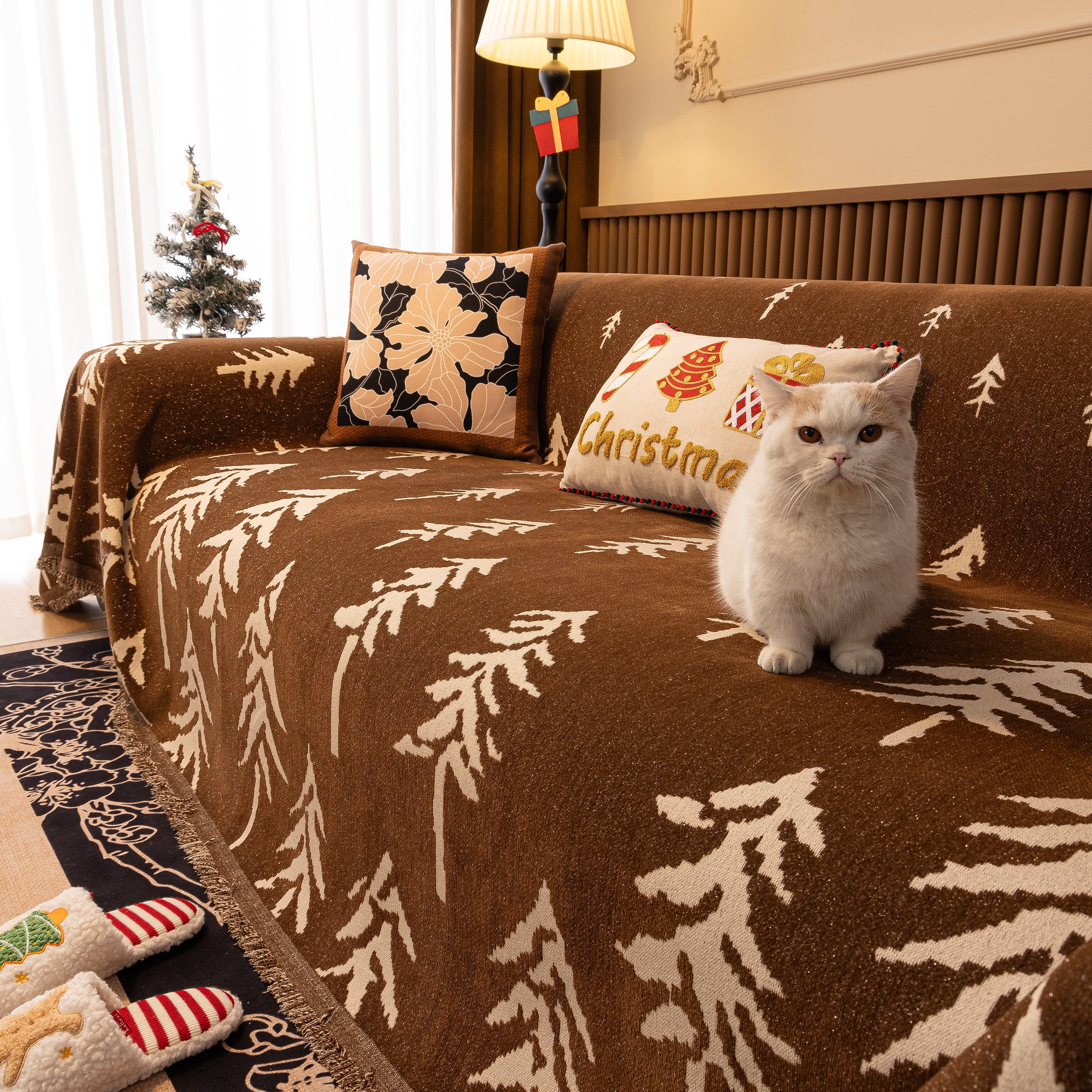 Modern Couch Covers for Couches Large Decorative Throw Blanket with Tassels for Couch - Image 23