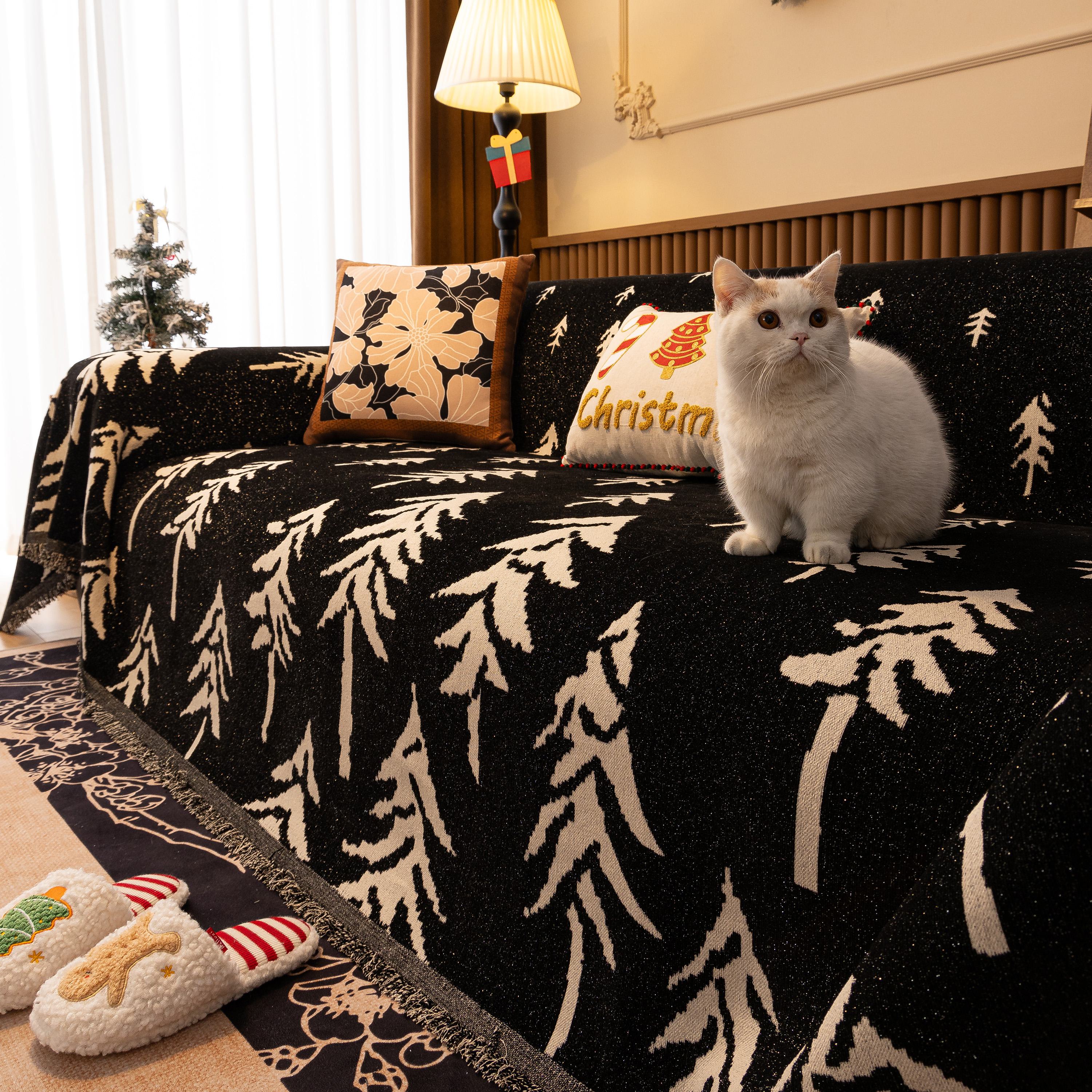 Modern Couch Covers for Couches Large Decorative Throw Blanket with Tassels for Couch - Image 27