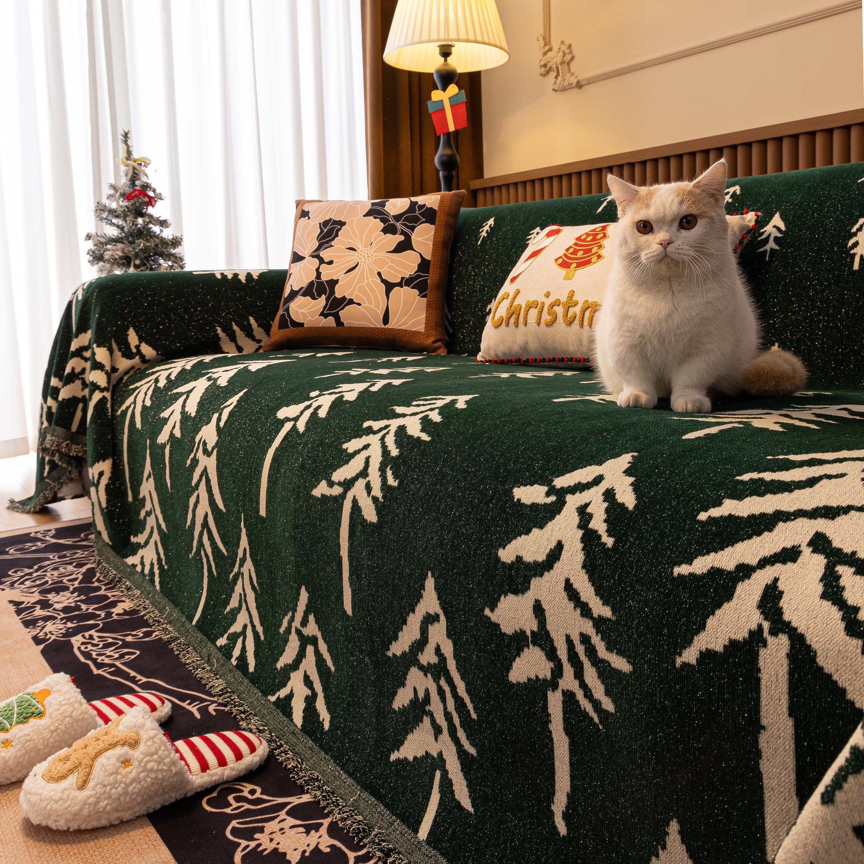 Modern Couch Covers for Couches Large Decorative Throw Blanket with Tassels for Couch - Image 29