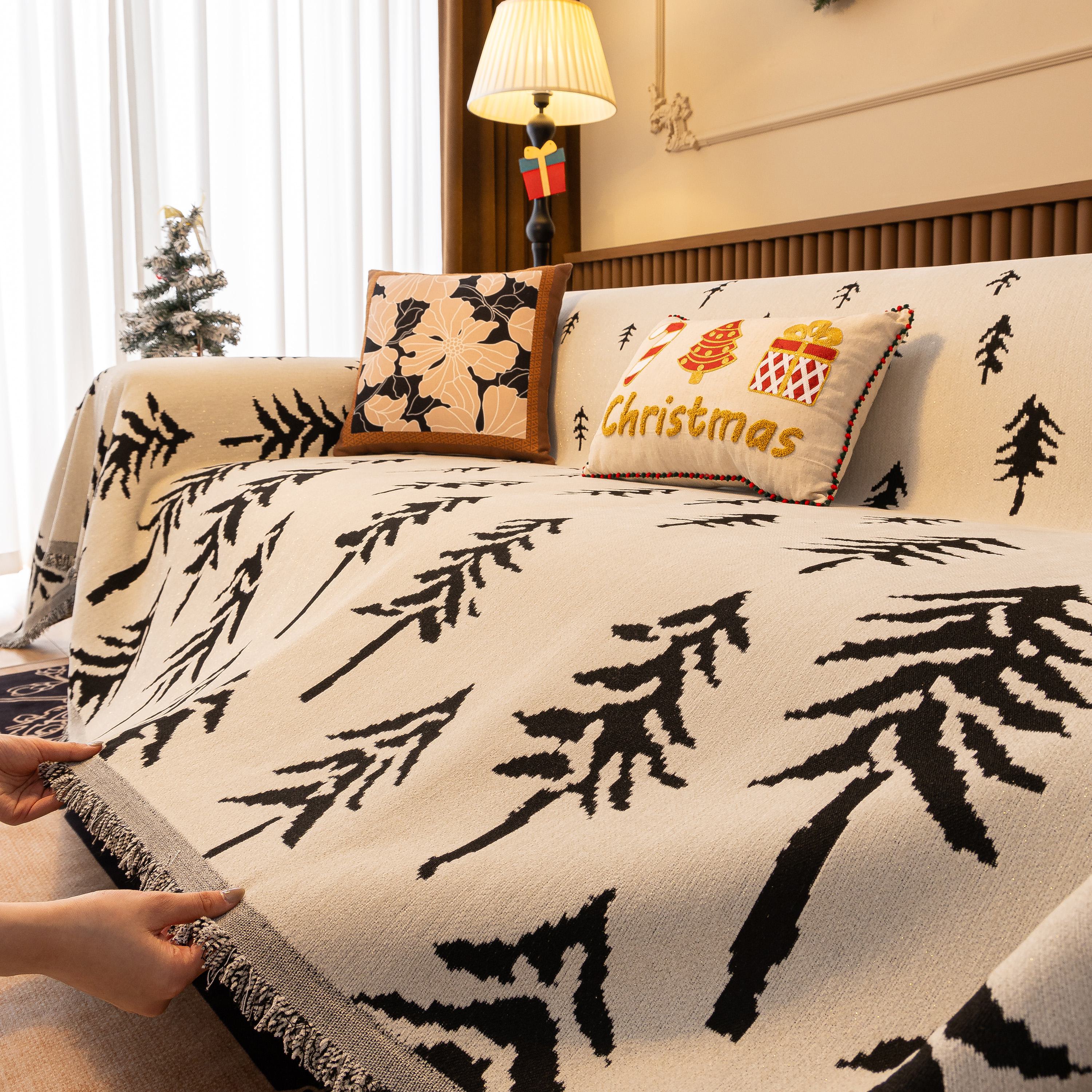 Modern Couch Covers for Couches Large Decorative Throw Blanket with Tassels for Couch - Image 39