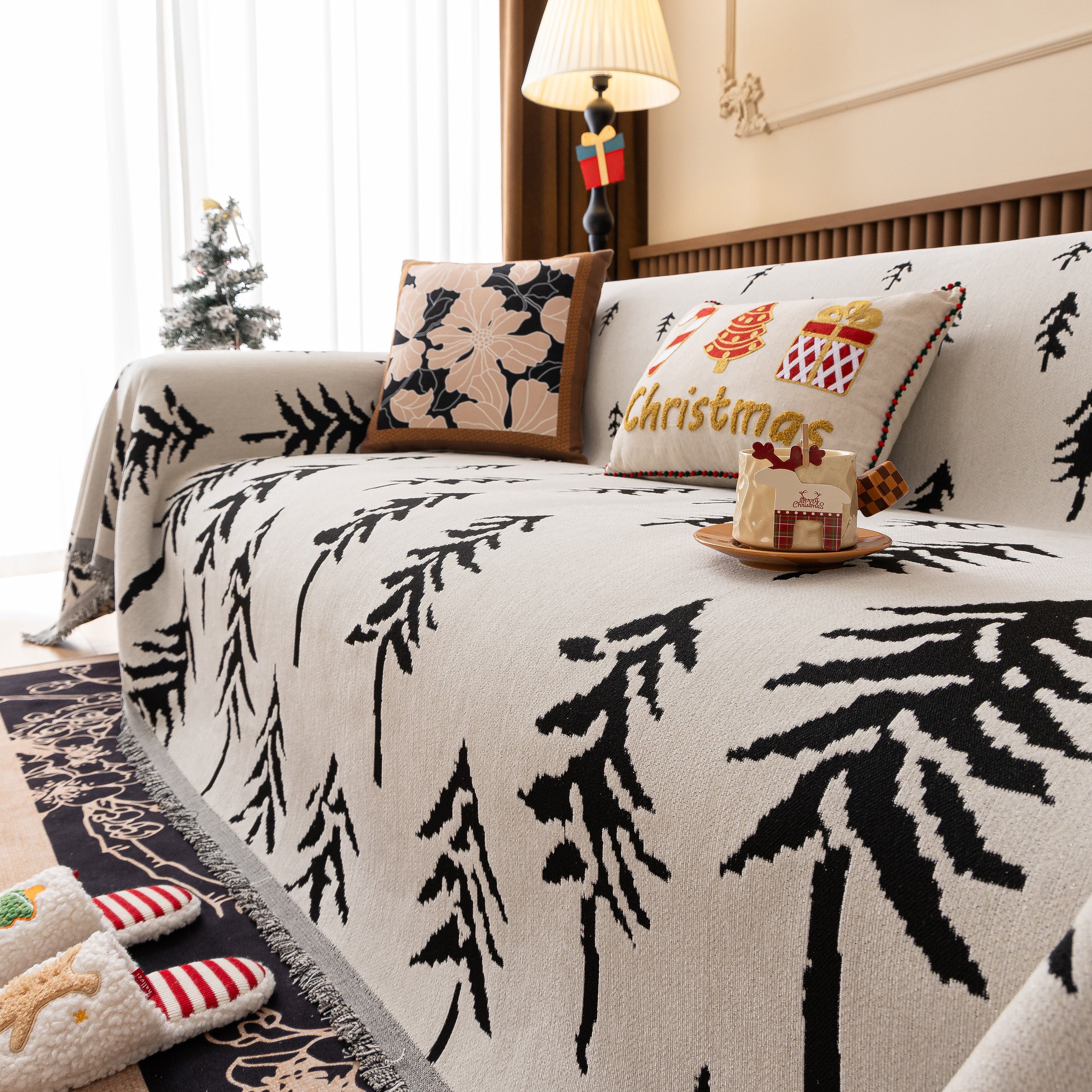Modern Couch Covers for Couches Large Decorative Throw Blanket with Tassels for Couch - Image 41