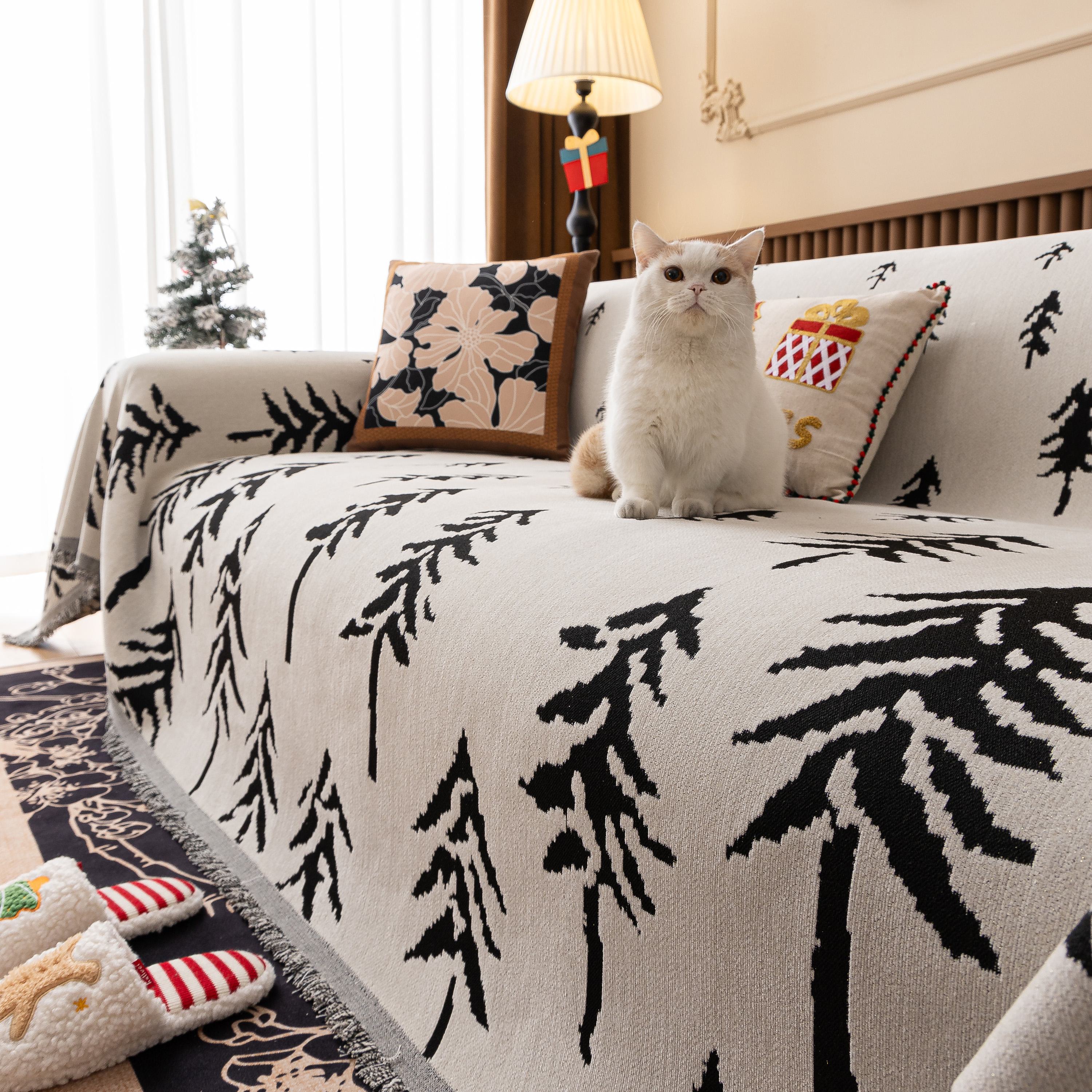 Modern Couch Covers for Couches Large Decorative Throw Blanket with Tassels for Couch - Image 44