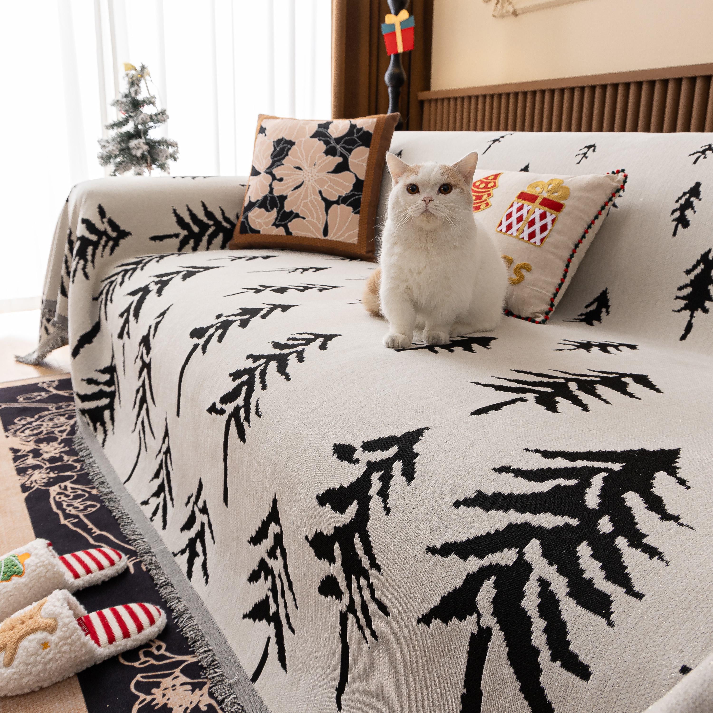 Modern Couch Covers for Couches Large Decorative Throw Blanket with Tassels for Couch - Image 45