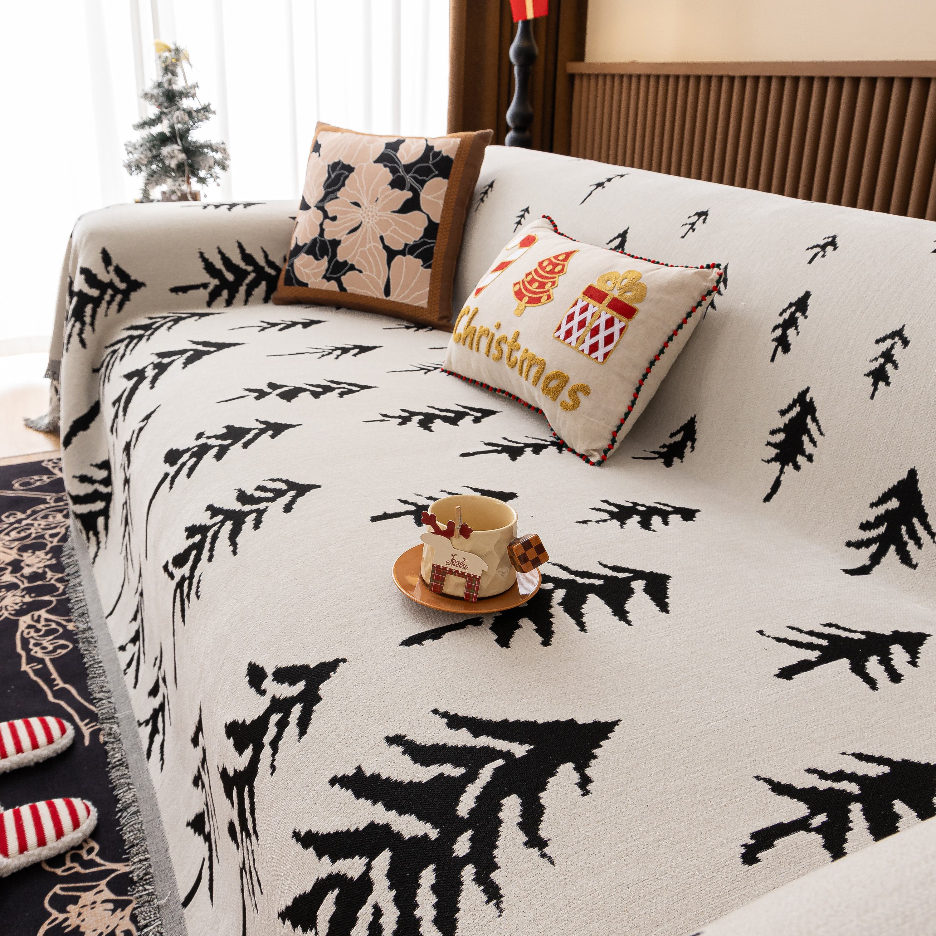 Modern Couch Covers for Couches Large Decorative Throw Blanket with Tassels for Couch - Image 53