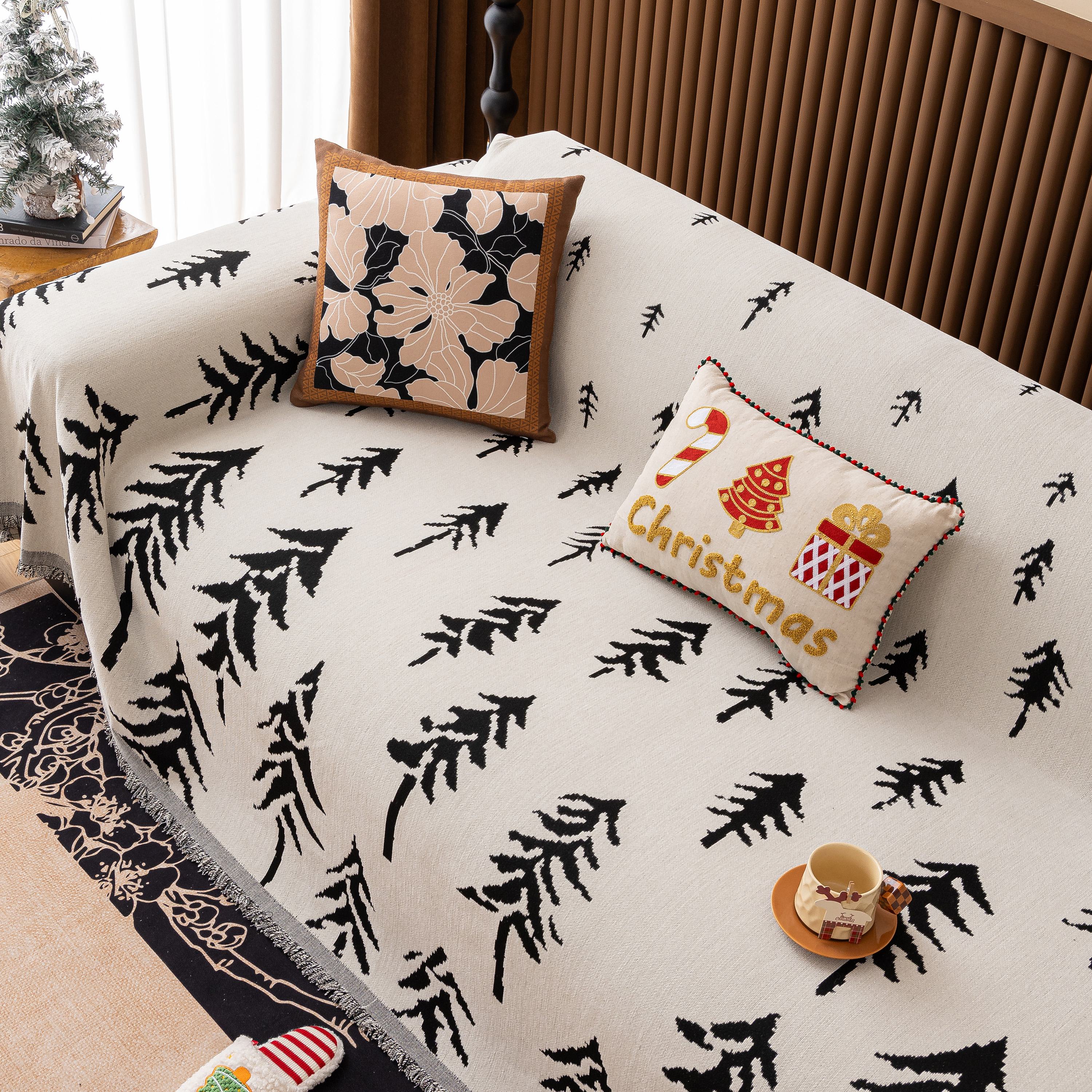Modern Couch Covers for Couches Large Decorative Throw Blanket with Tassels for Couch - Image 57