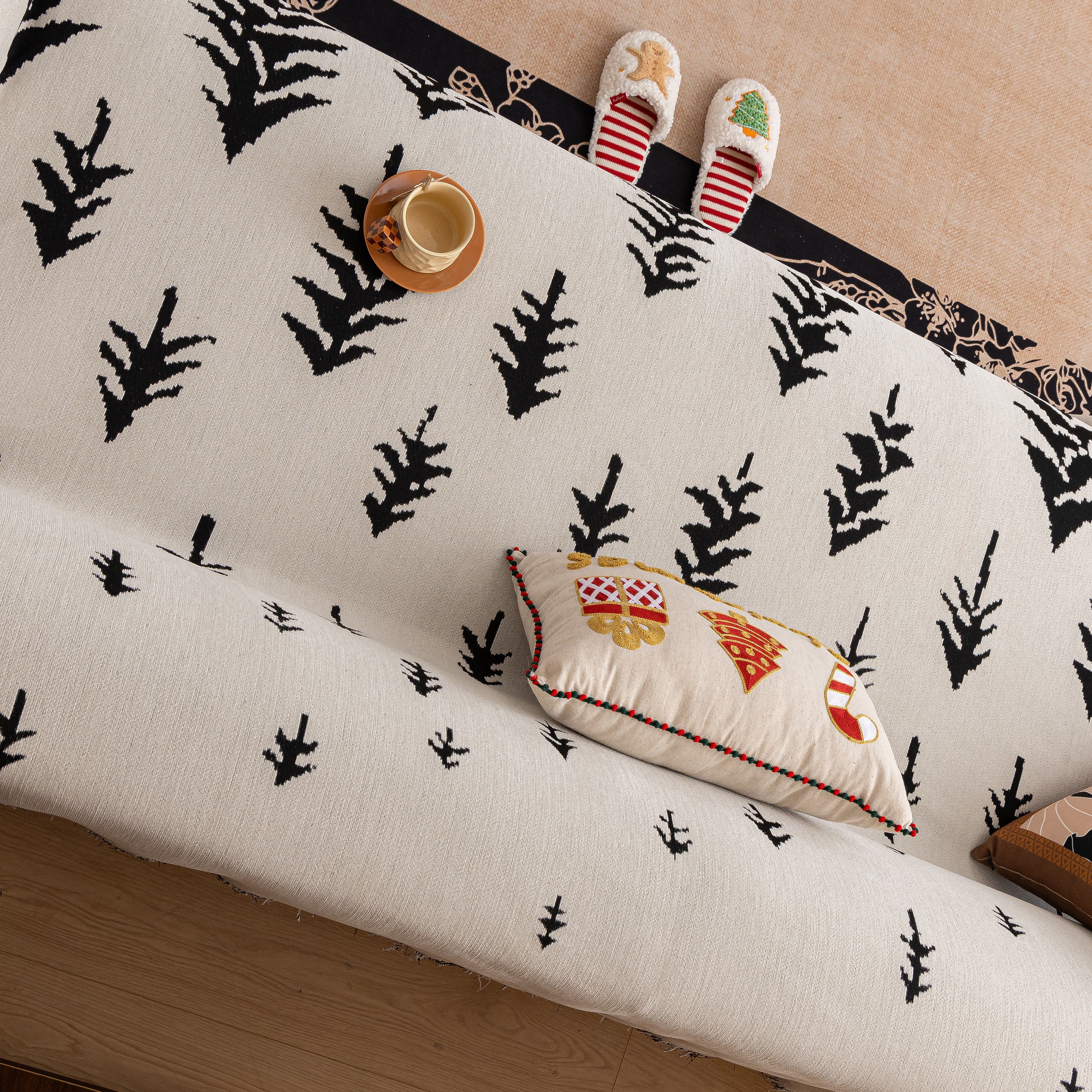 Modern Couch Covers for Couches Large Decorative Throw Blanket with Tassels for Couch - Image 59