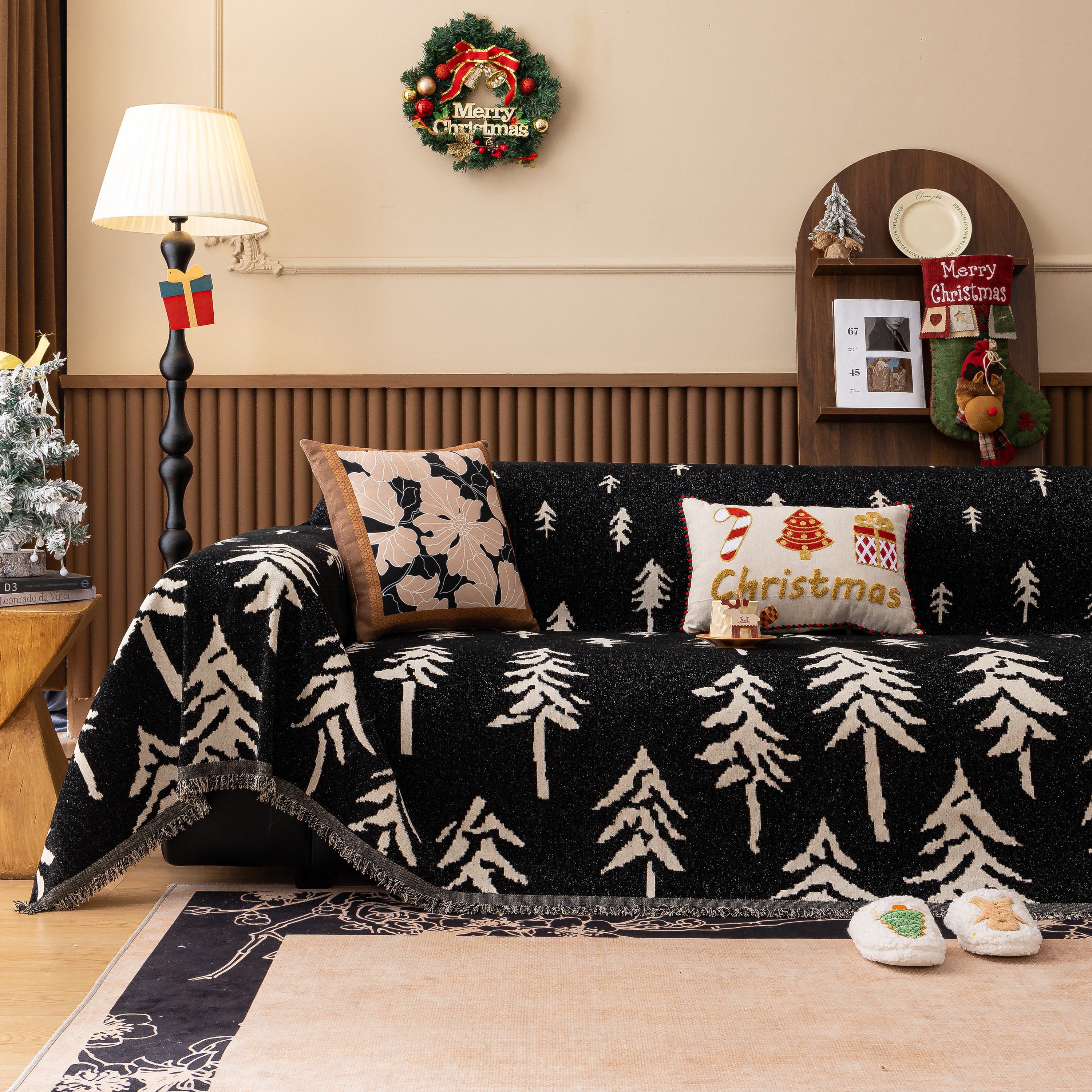 Modern Couch Covers for Couches Large Decorative Throw Blanket with Tassels for Couch - Image 61