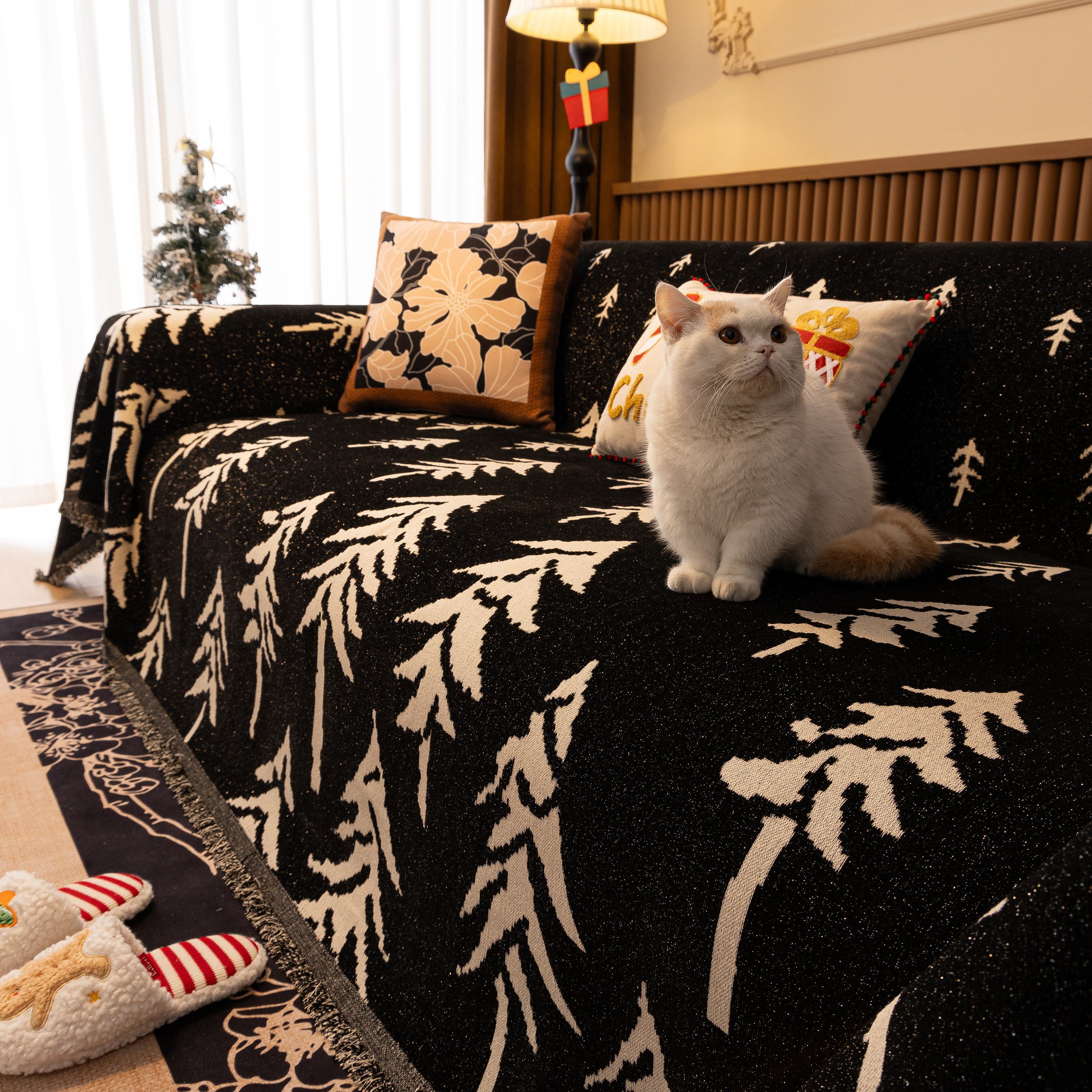 Modern Couch Covers for Couches Large Decorative Throw Blanket with Tassels for Couch - Image 63