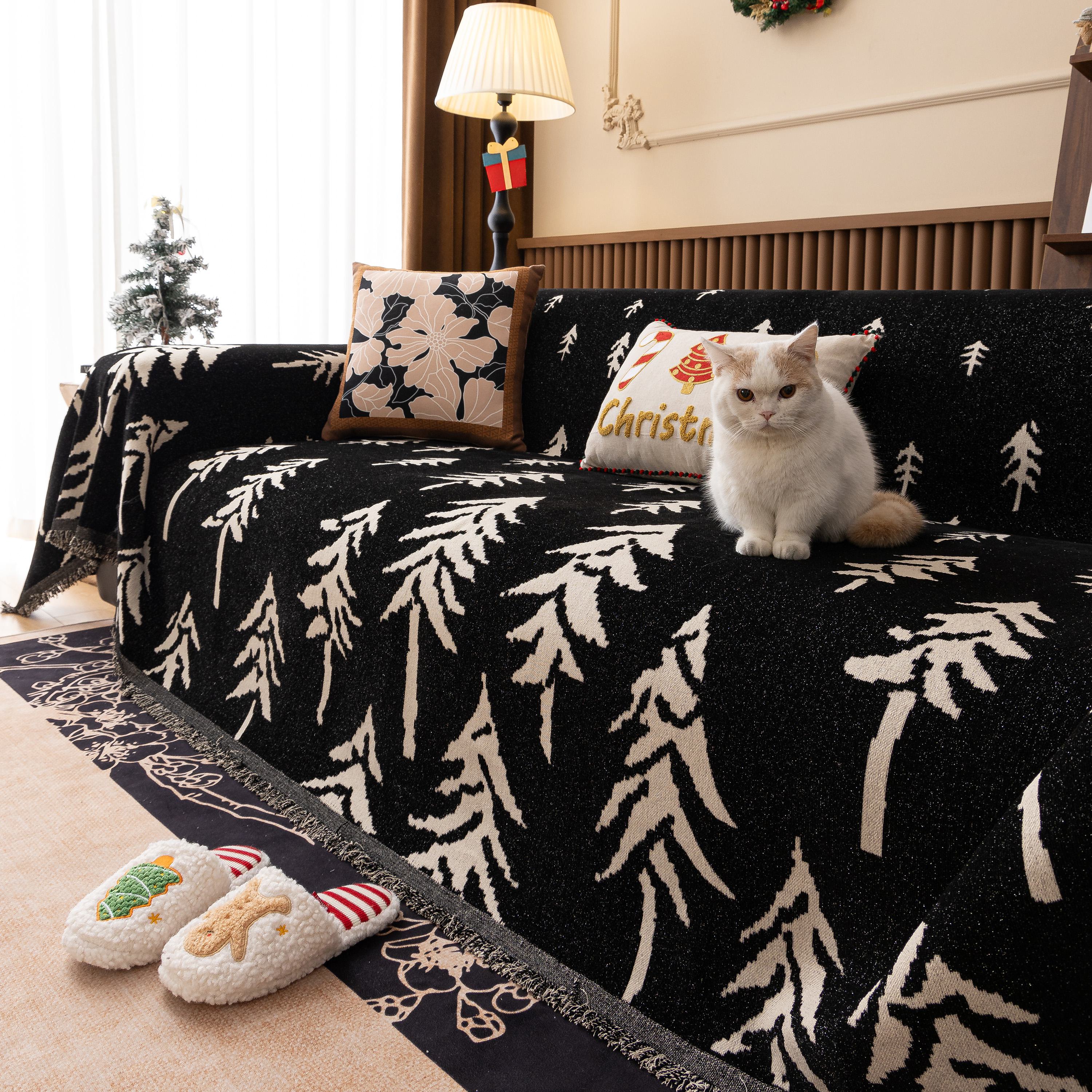 Modern Couch Covers for Couches Large Decorative Throw Blanket with Tassels for Couch - Image 68