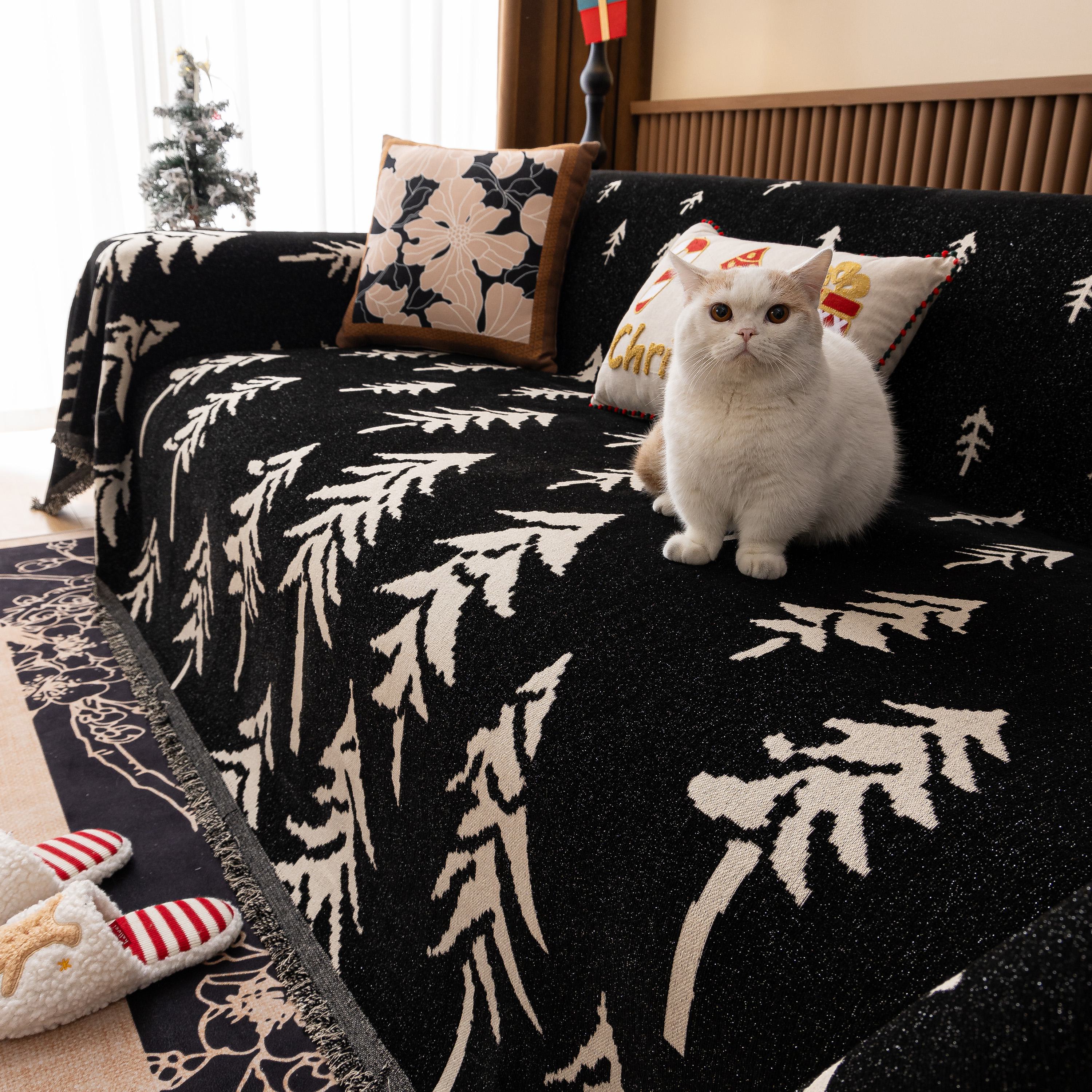 Modern Couch Covers for Couches Large Decorative Throw Blanket with Tassels for Couch - Image 81