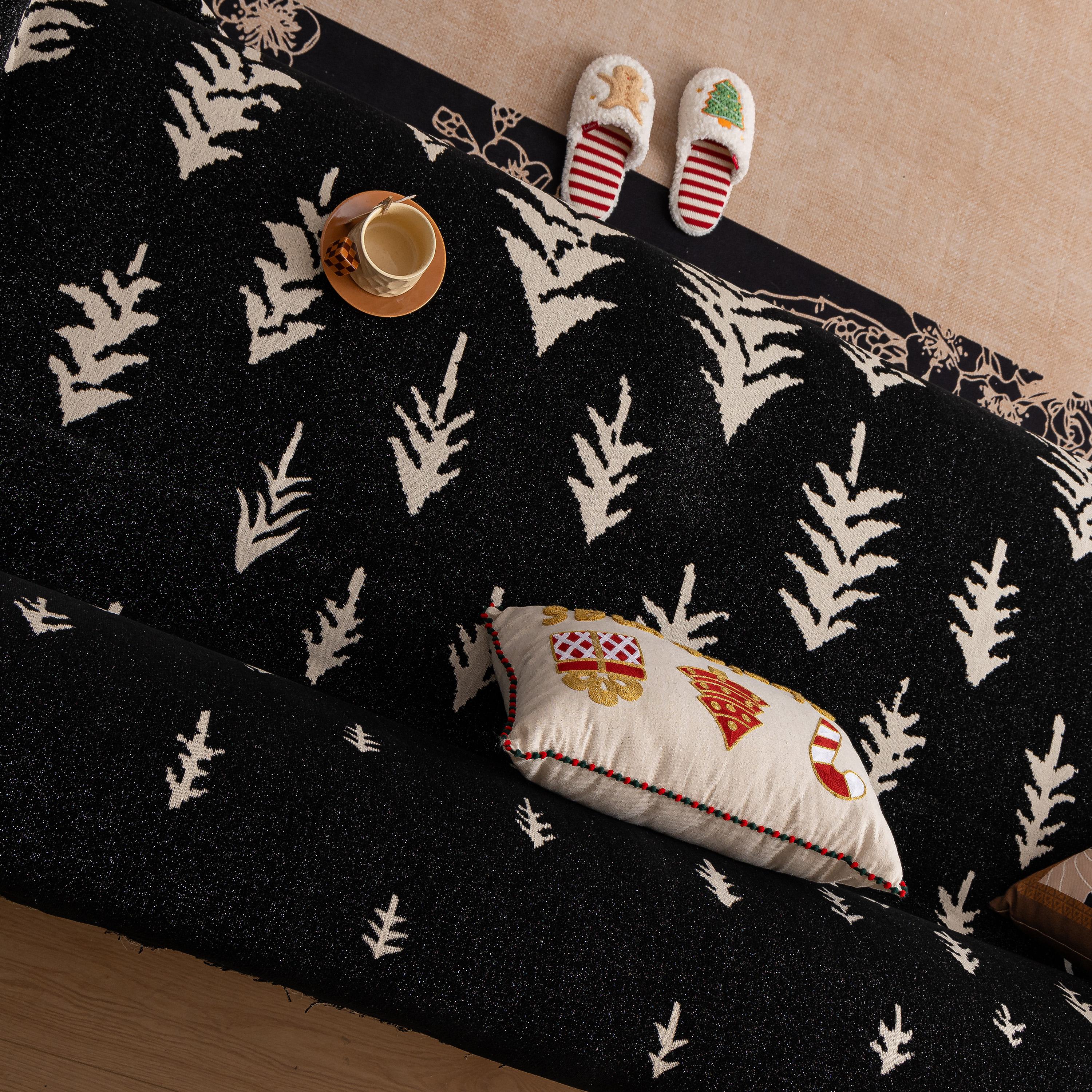 Modern Couch Covers for Couches Large Decorative Throw Blanket with Tassels for Couch - Image 90