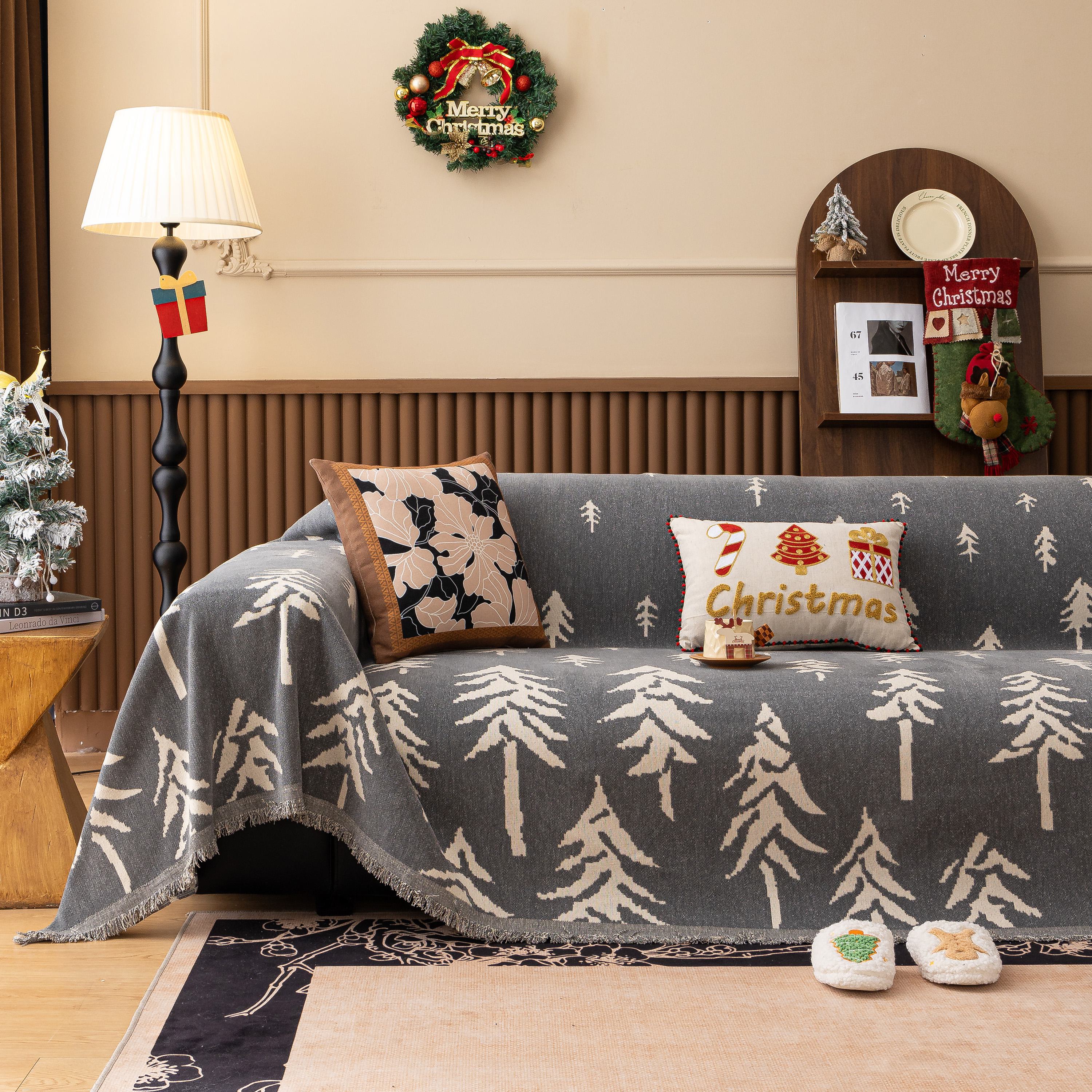 Modern Couch Covers for Couches Large Decorative Throw Blanket with Tassels for Couch - Image 92