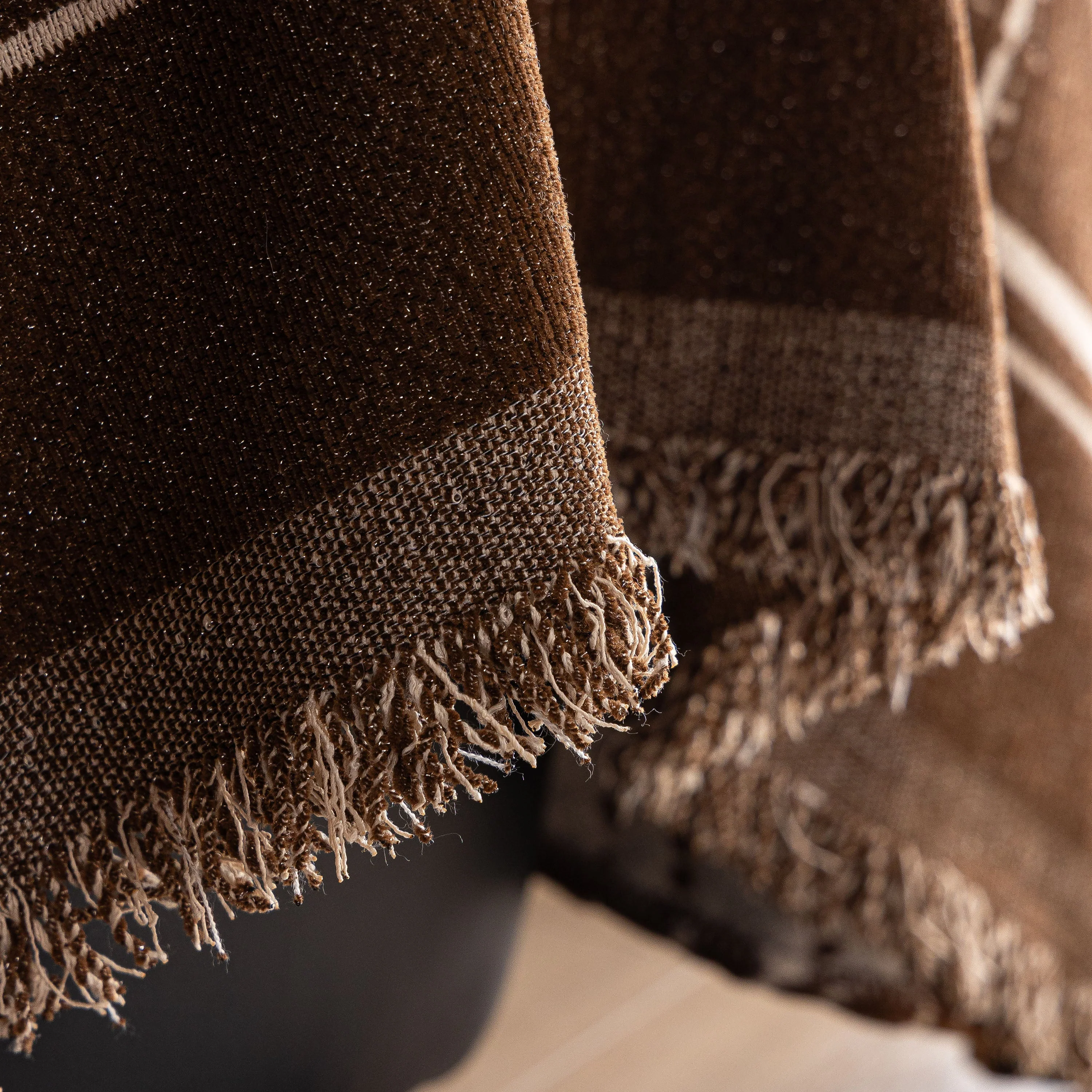 Modern Couch Protector Blanket Woven Chenille Sofa Cover Throw with Artistic Grid - Image 33