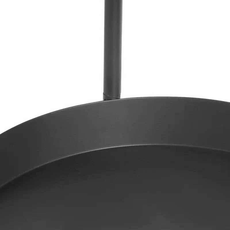 Modern Dark Grey Metal 3-Tier Flower Pot Plant Stand - Image 3