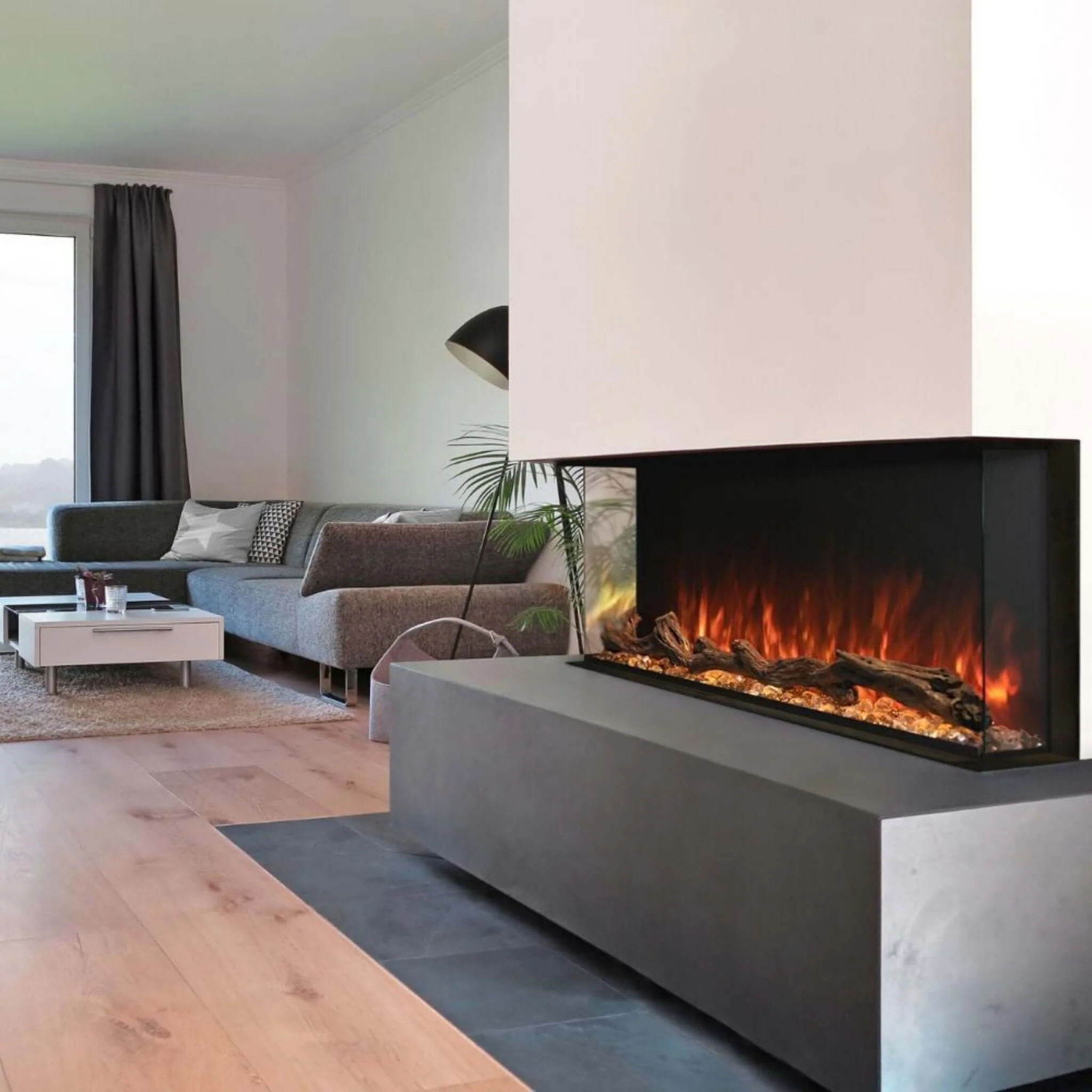 Modern Flames Landscape Pro Multi 120-Inch Linear Multi-Sided Electric Fireplace [LPM-12016V2] (SAK32876) - Image 6