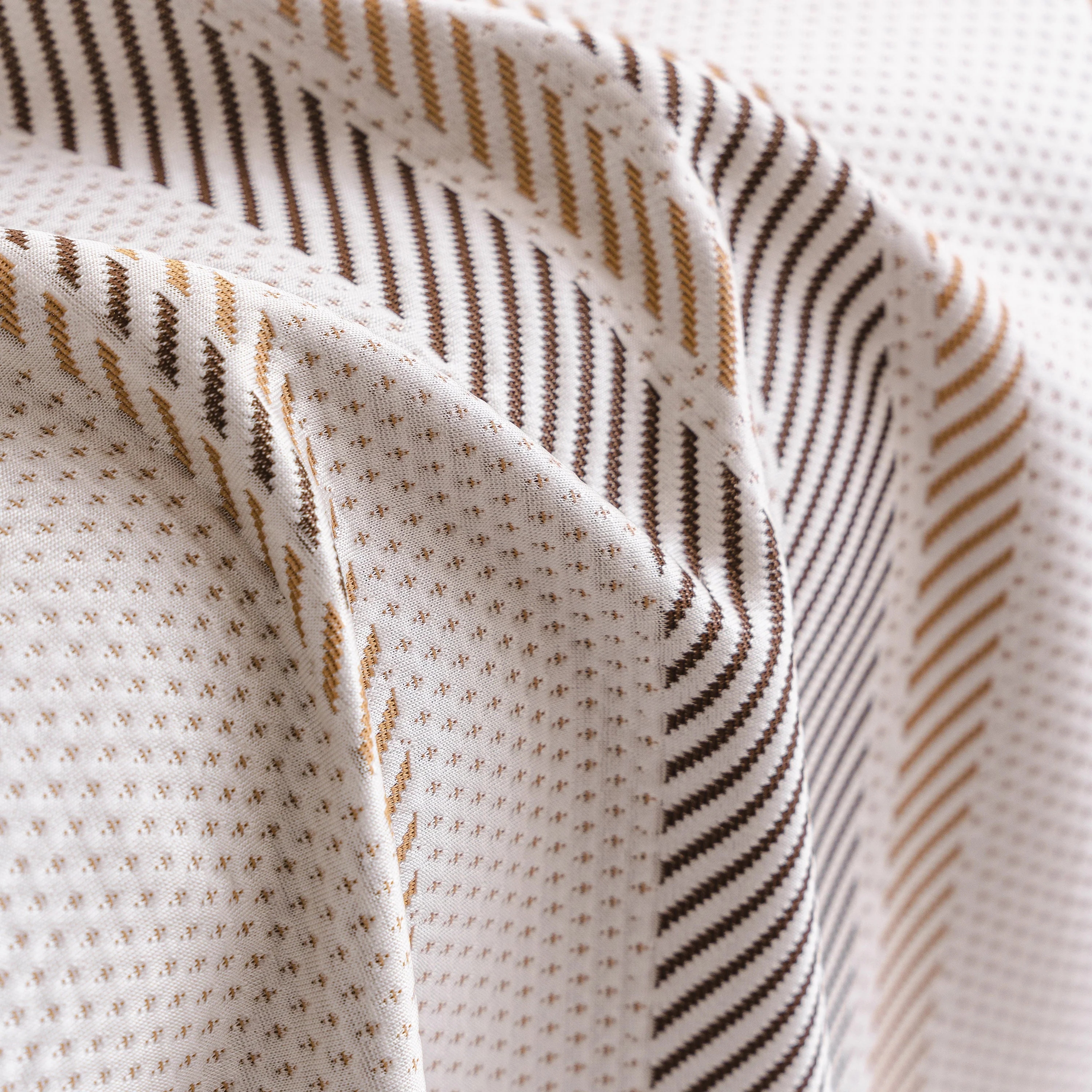 Modern Geometric Cooling Sofa Blanket, Soft & Breathable Striped Couch Throw Cover - Image 11