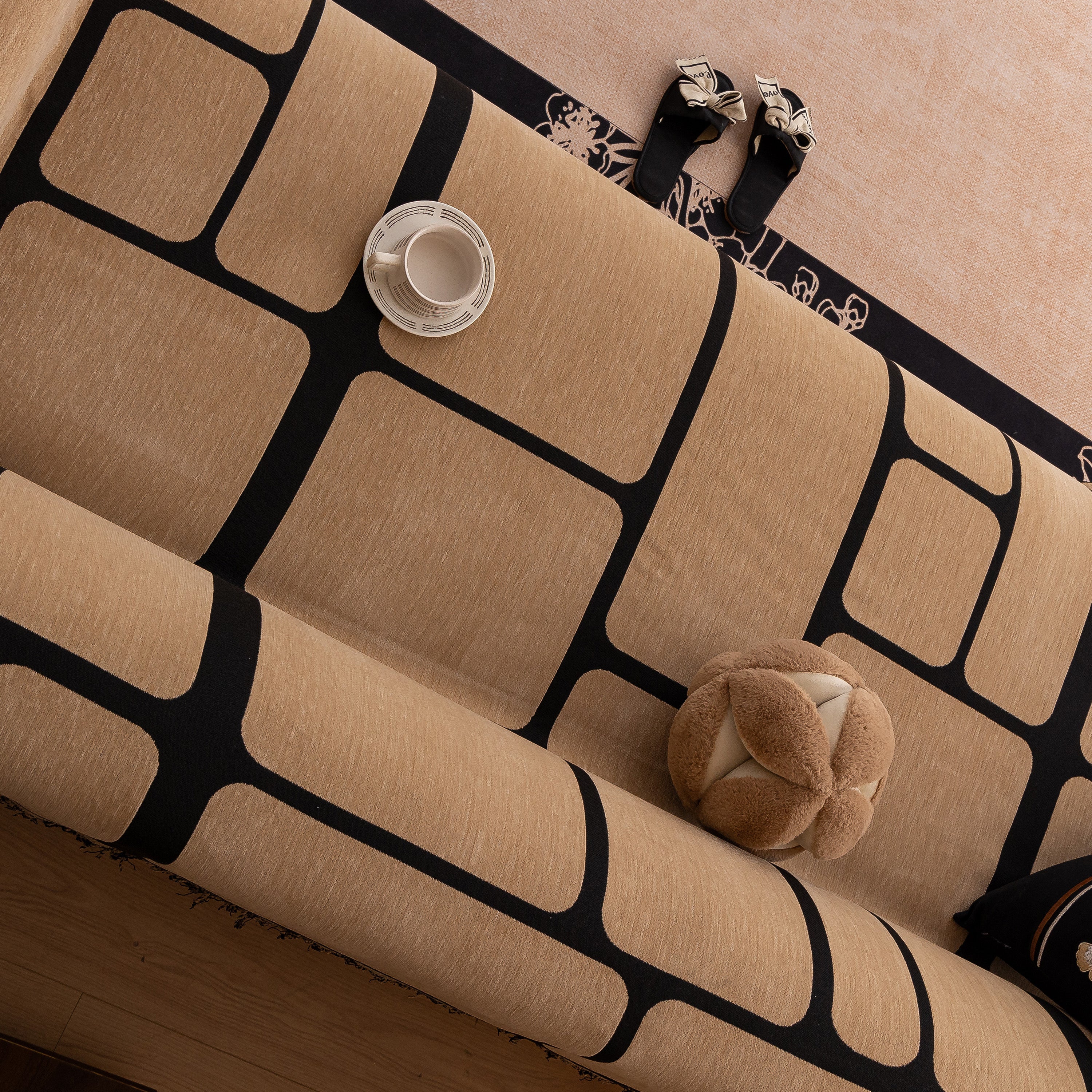 Modern Geometric Sofa Cover Decorative Couch Throw Blanket Furniture Protector - Image 106