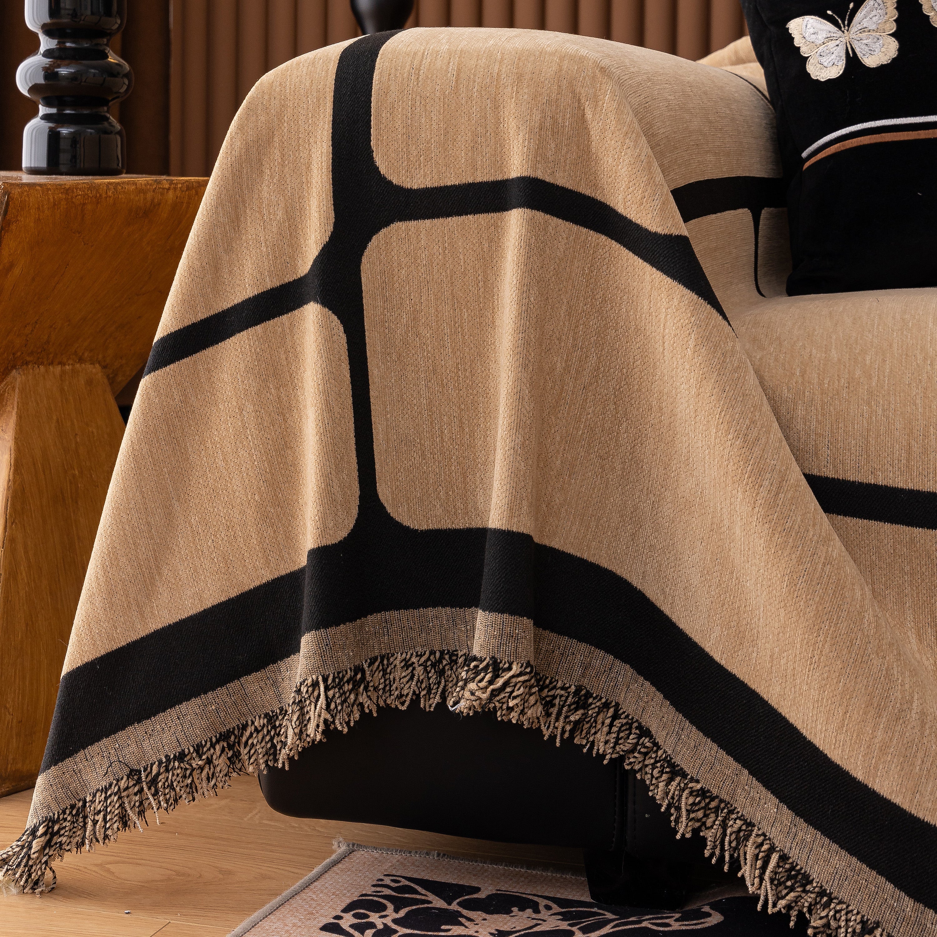 Modern Geometric Sofa Cover Decorative Couch Throw Blanket Furniture Protector - Image 119