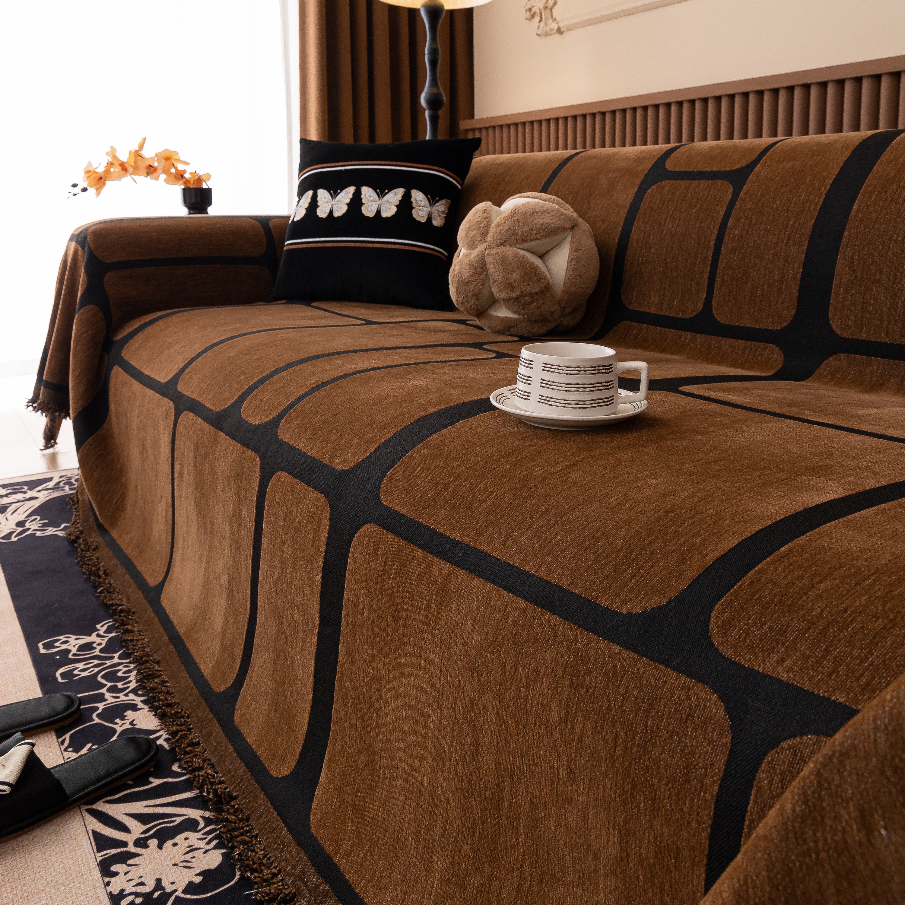 Modern Geometric Sofa Cover Decorative Couch Throw Blanket Furniture Protector - Image 141