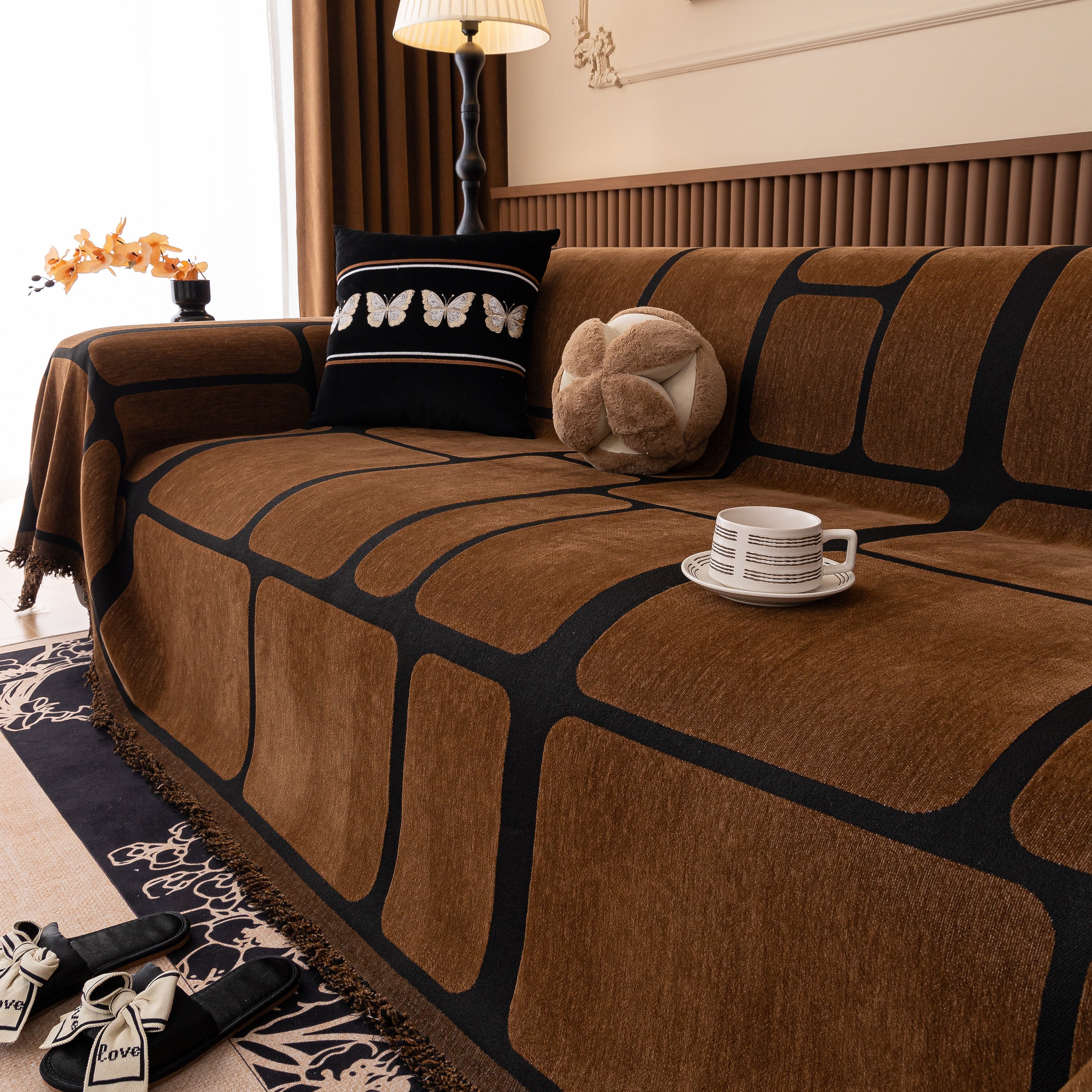 Modern Geometric Sofa Cover Decorative Couch Throw Blanket Furniture Protector - Image 27