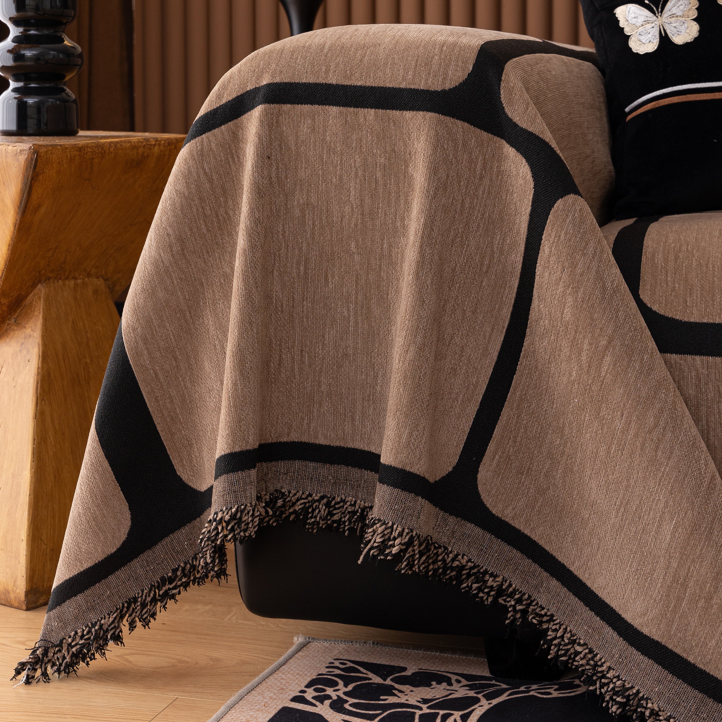 Modern Geometric Sofa Cover Decorative Couch Throw Blanket Furniture Protector - Image 42