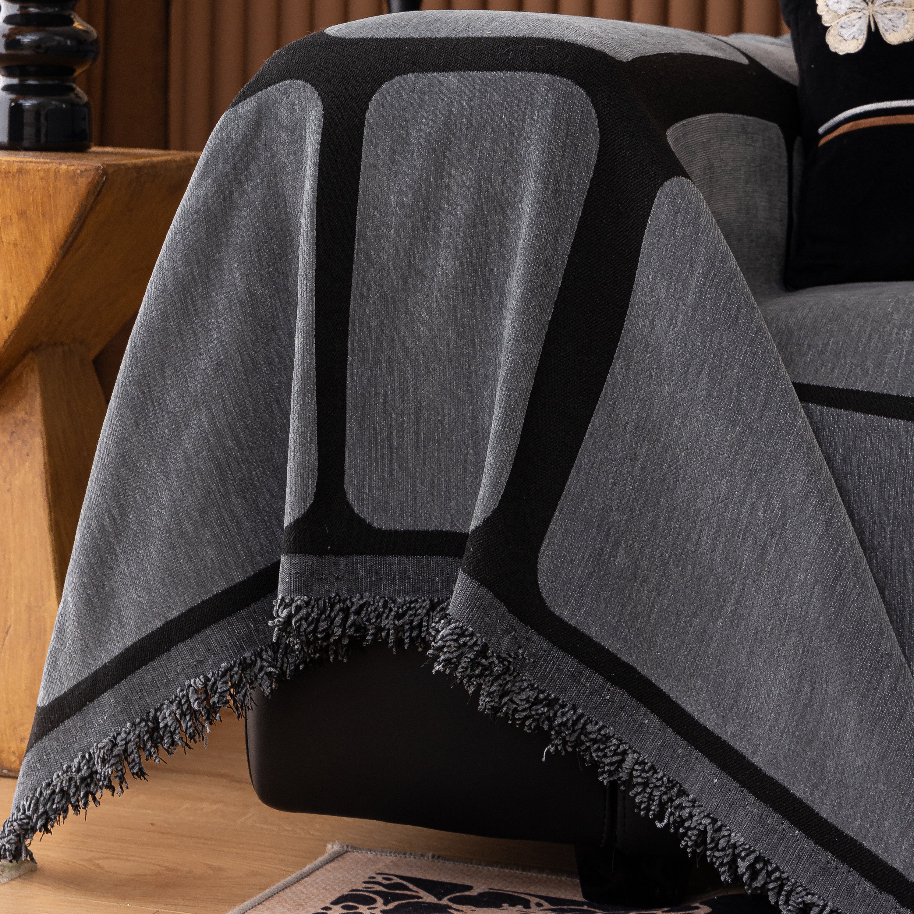 Modern Geometric Sofa Cover Decorative Couch Throw Blanket Furniture Protector - Image 66