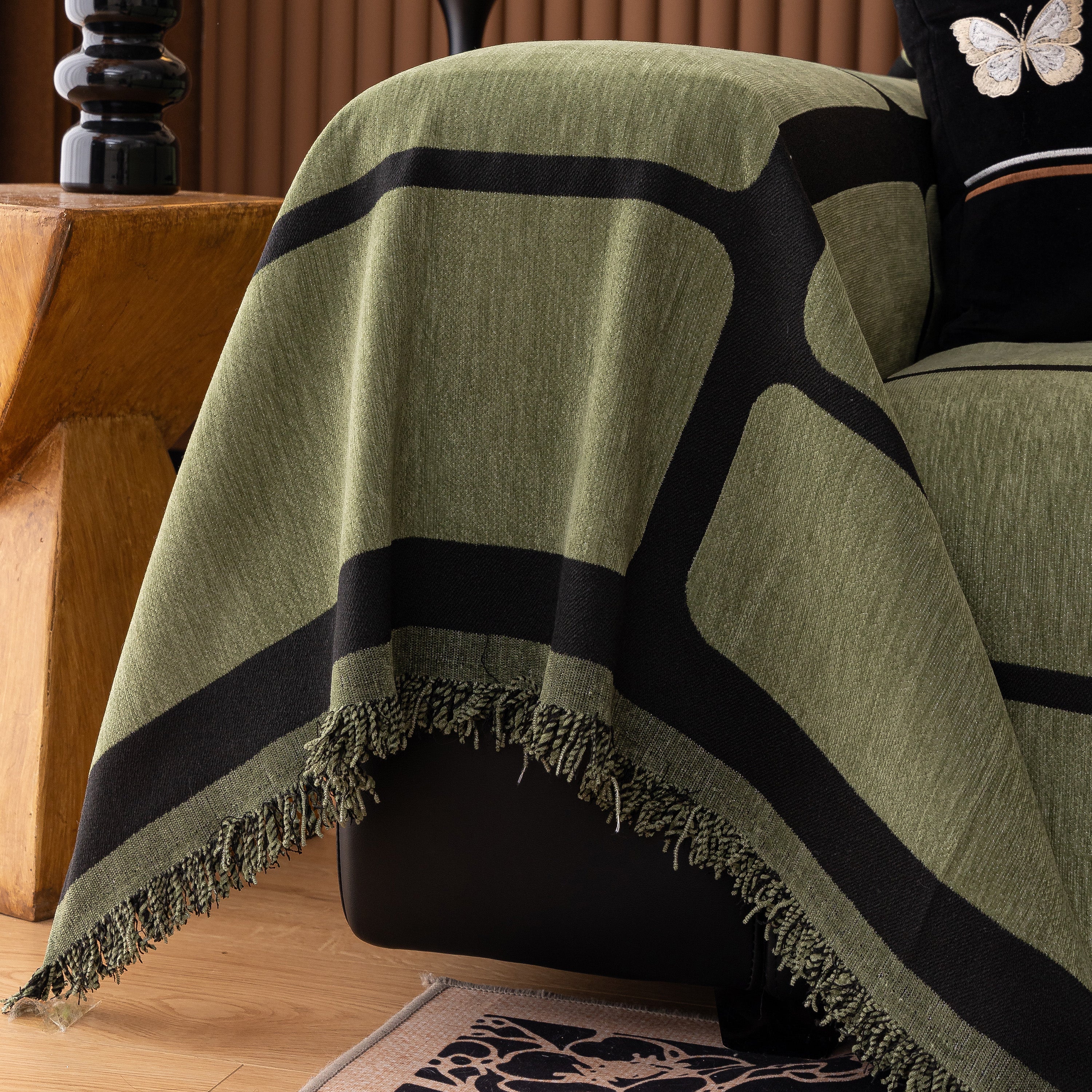 Modern Geometric Sofa Cover Decorative Couch Throw Blanket Furniture Protector - Image 88