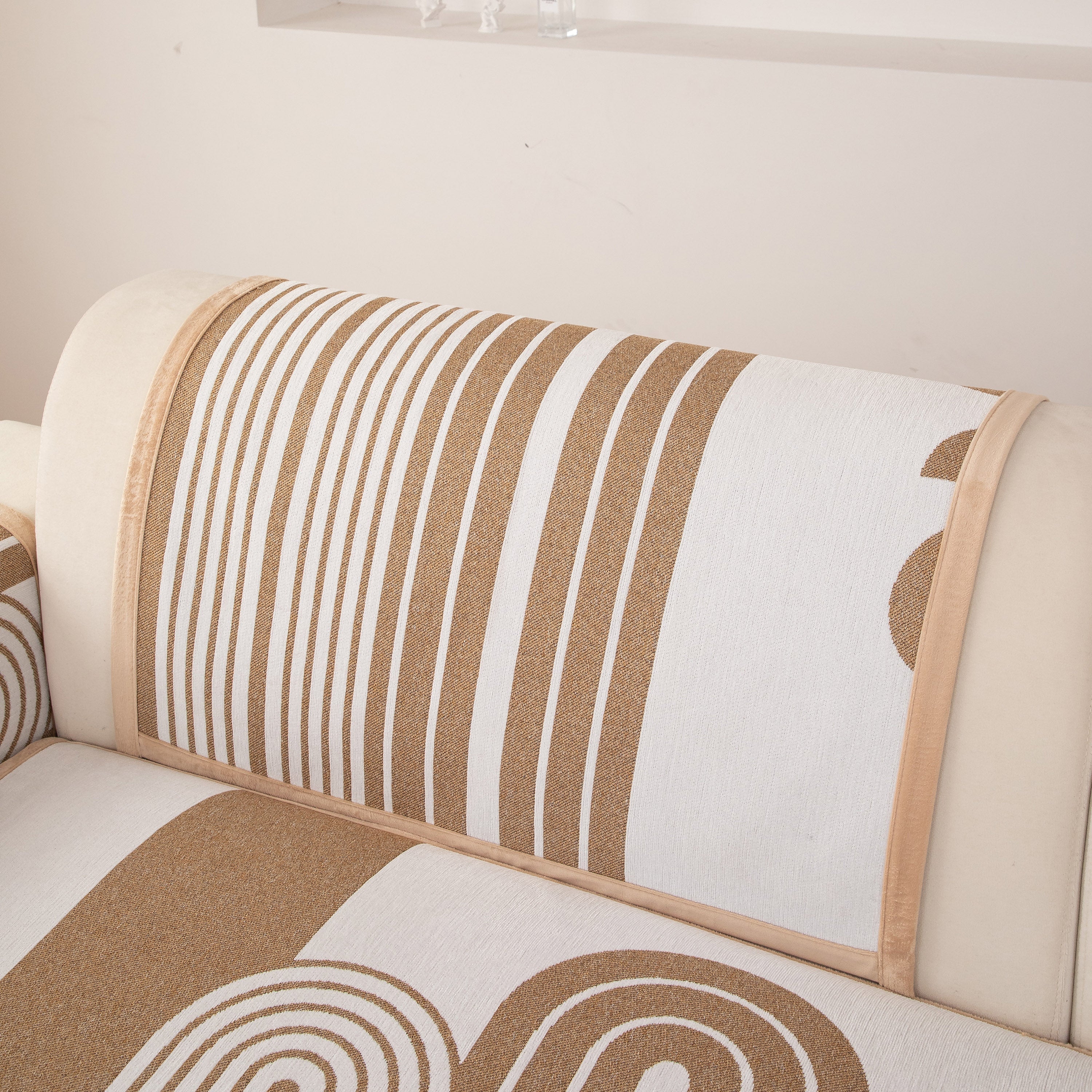 Modern Geometric Sofa Cover - Thick Woven, Pet Friendly, Stylish Couch Protector - Image 51