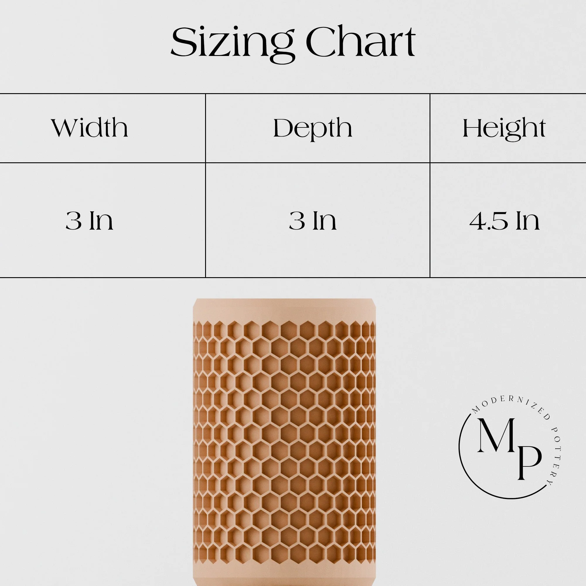 Modern Honeycomb Pencil Holder - Image 3